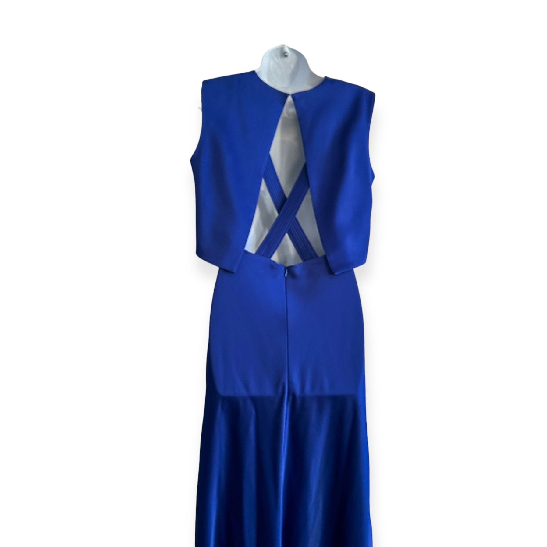Hugo Boss Hugo Boss Blue Dacosa GC Maxi Dress, Size 42 EU, Cobalt Blue Size M / US 6-8 / IT 42-44 - 4 Thumbnail