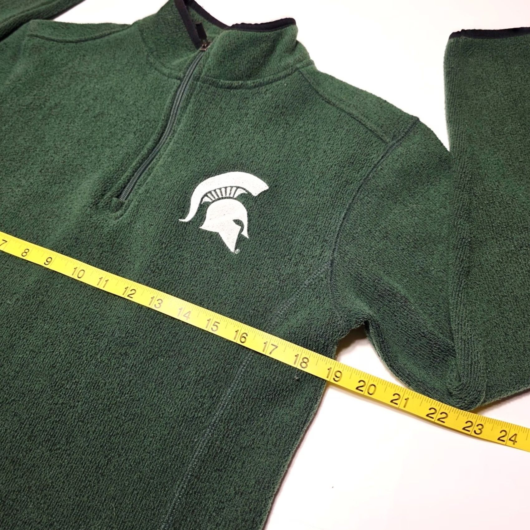 Vintage VINTAGE Knights Apparel Michigan State Spartans Pullover Green Men’s Small NCAA Size US S / EU 44-46 / 1 - 5 Thumbnail