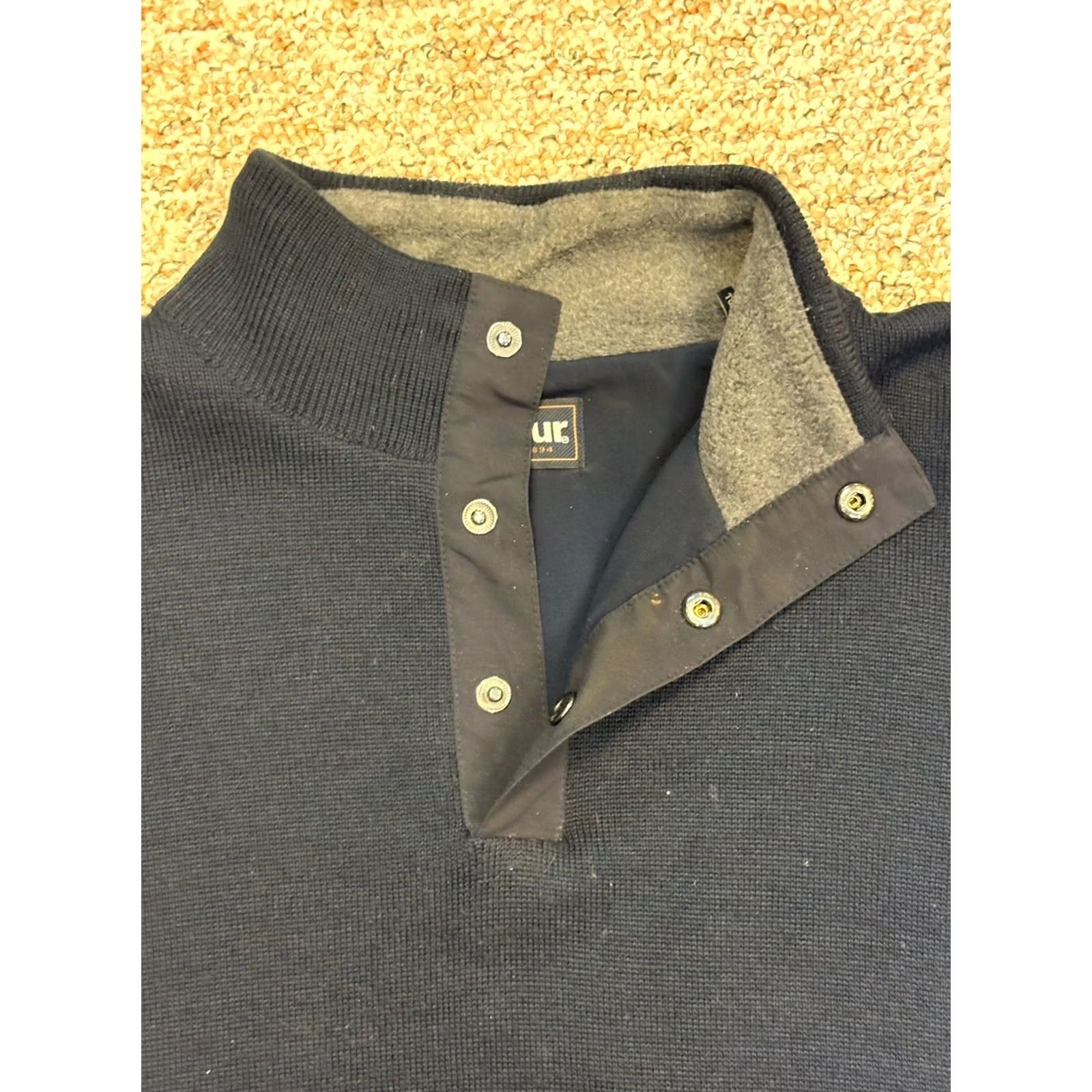 Barbour VINTAGE Barbour Sweater Shirt? Size US XL / EU 56 / 4 - 3 Thumbnail