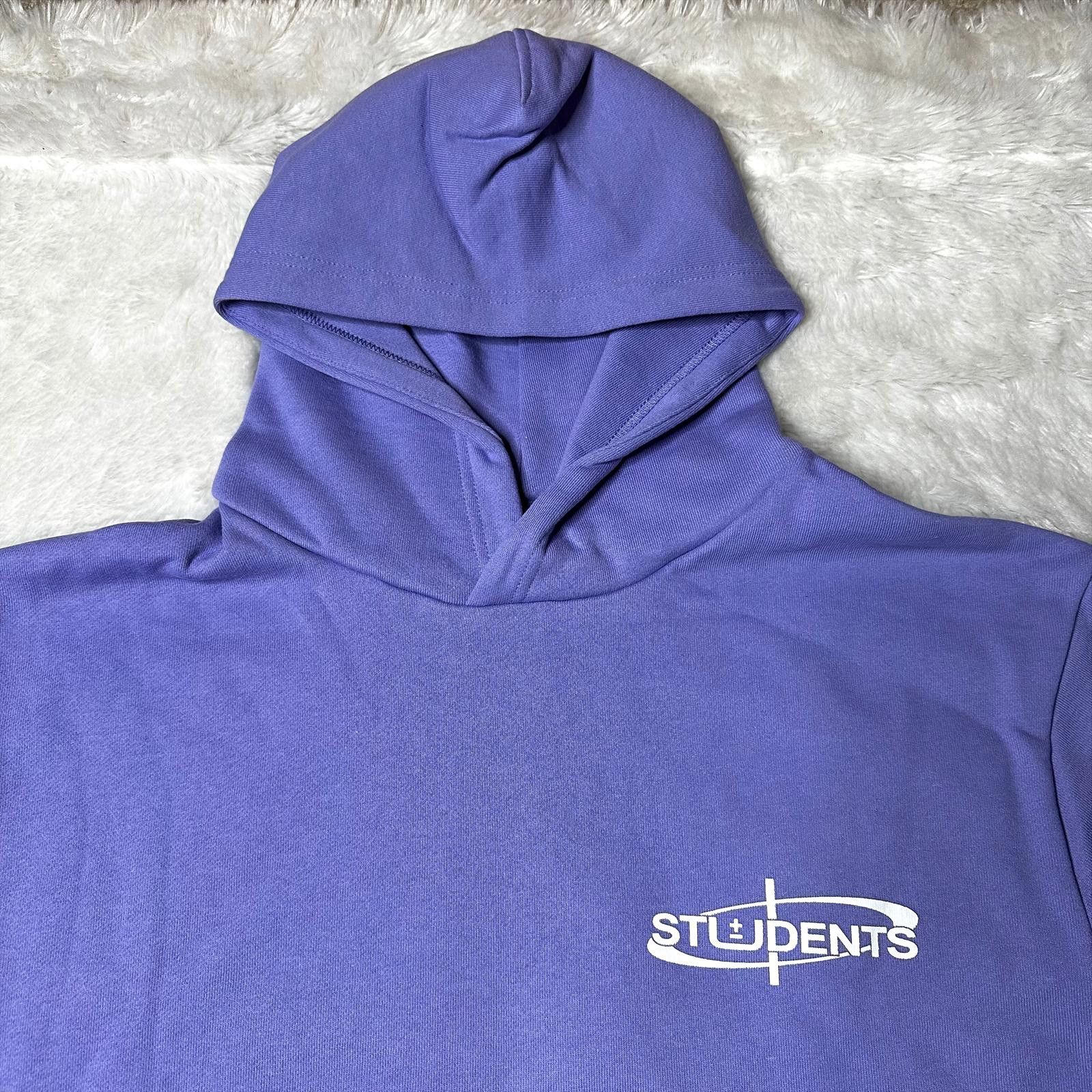 Designer NWT Students 1st Team Pullover Hoodie Graphic Purple Unisx M Size US M / EU 48-50 / 2 - 3 Thumbnail