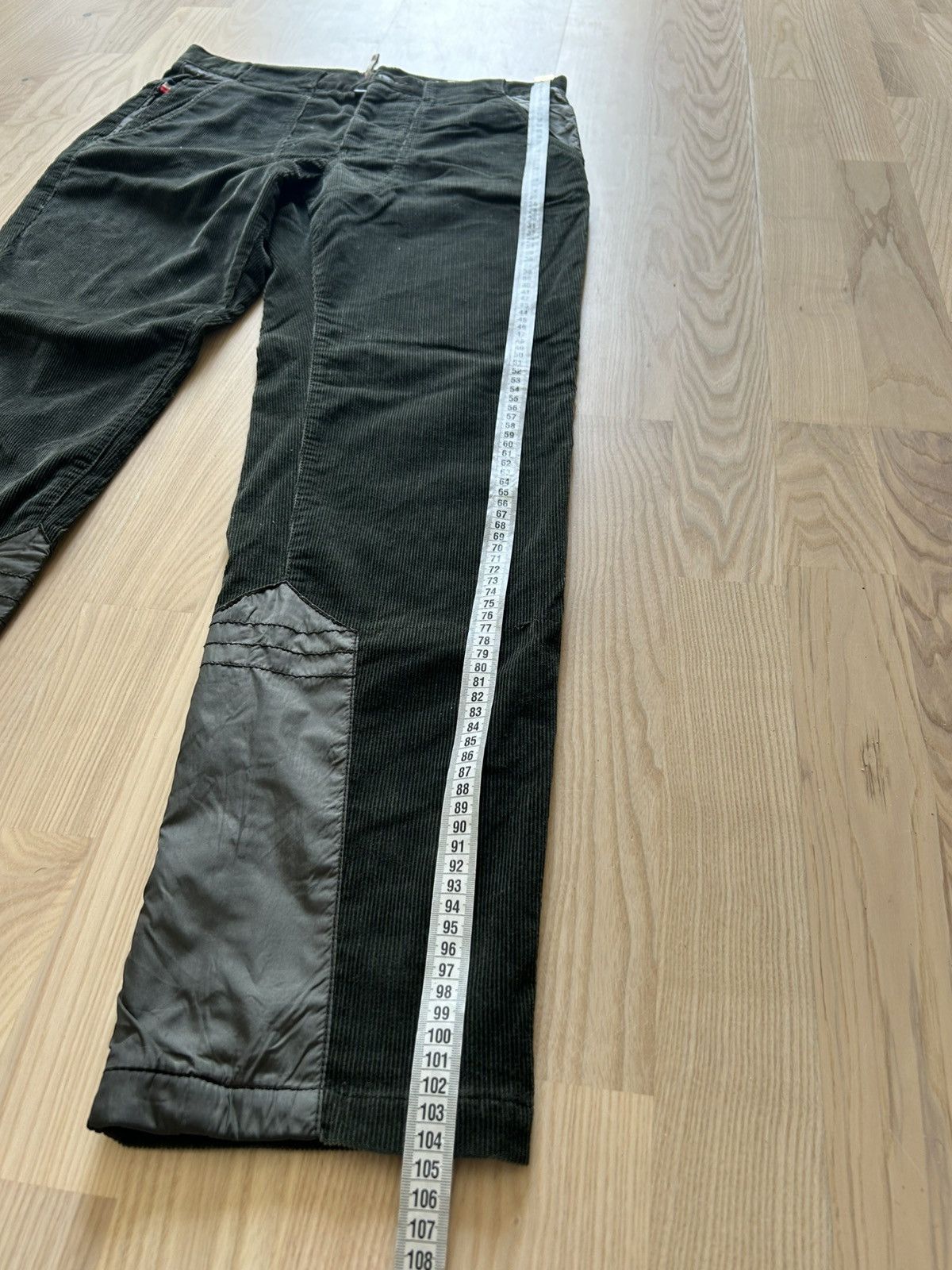 Moncler Grenoble Moncler Grenoble Corduroy Nylon Panel Trousers Size US 32 / EU 48 - 5 Thumbnail