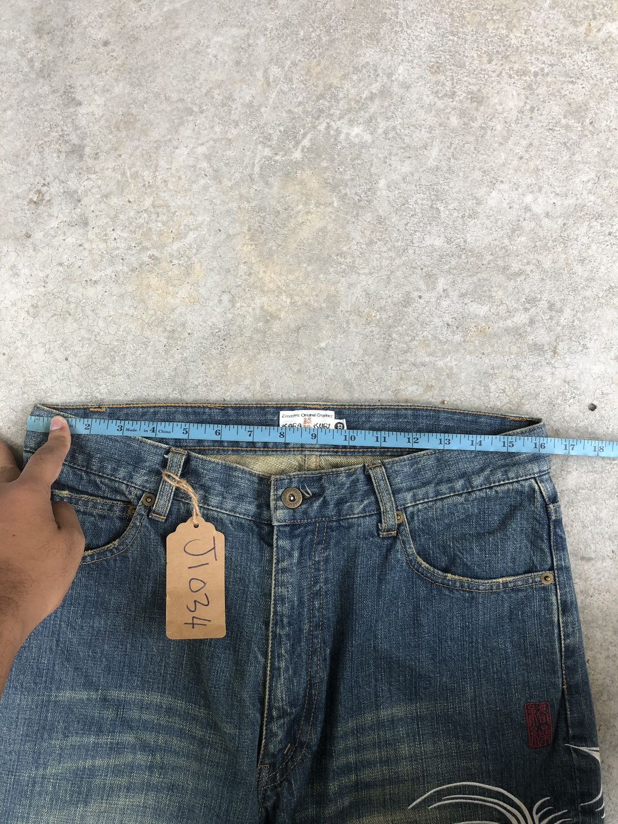 Karakuri Tamashii Karakuri Tamashii Embroidered Jeans Distressed Size US 32 / EU 48 - 20 Thumbnail