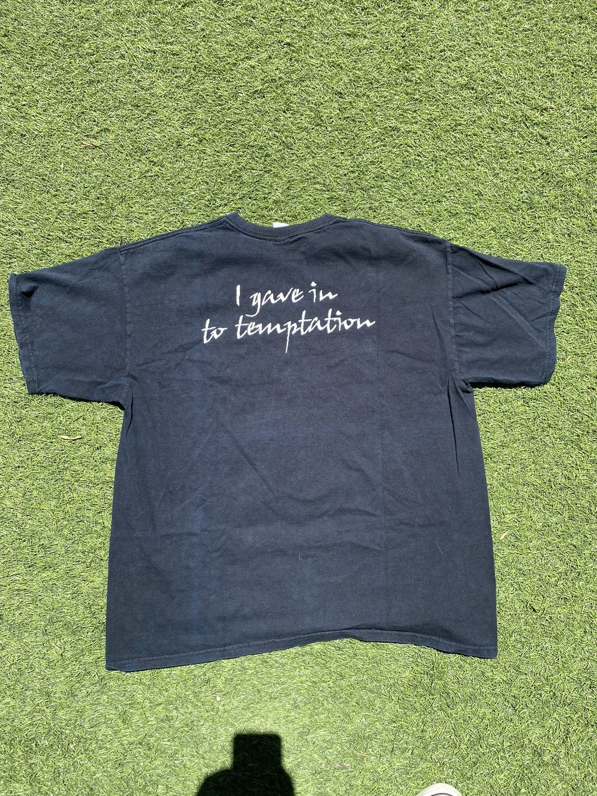 Vintage Vintage I GAVE INTO Temptation shirt Size US XL / EU 56 / 4 - 1 Thumbnail