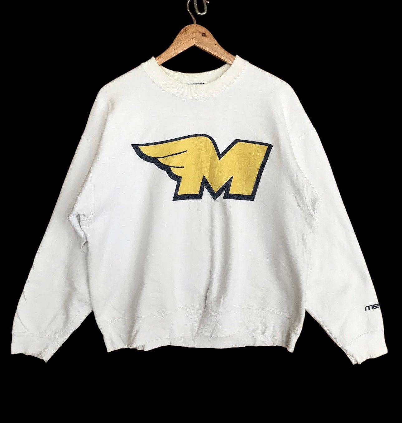 Mecca Vintage 90s MECCA Flight Sweatshirt / Streetwear / Hip Hop Size US L / EU 52-54 / 3 - 1 Thumbnail