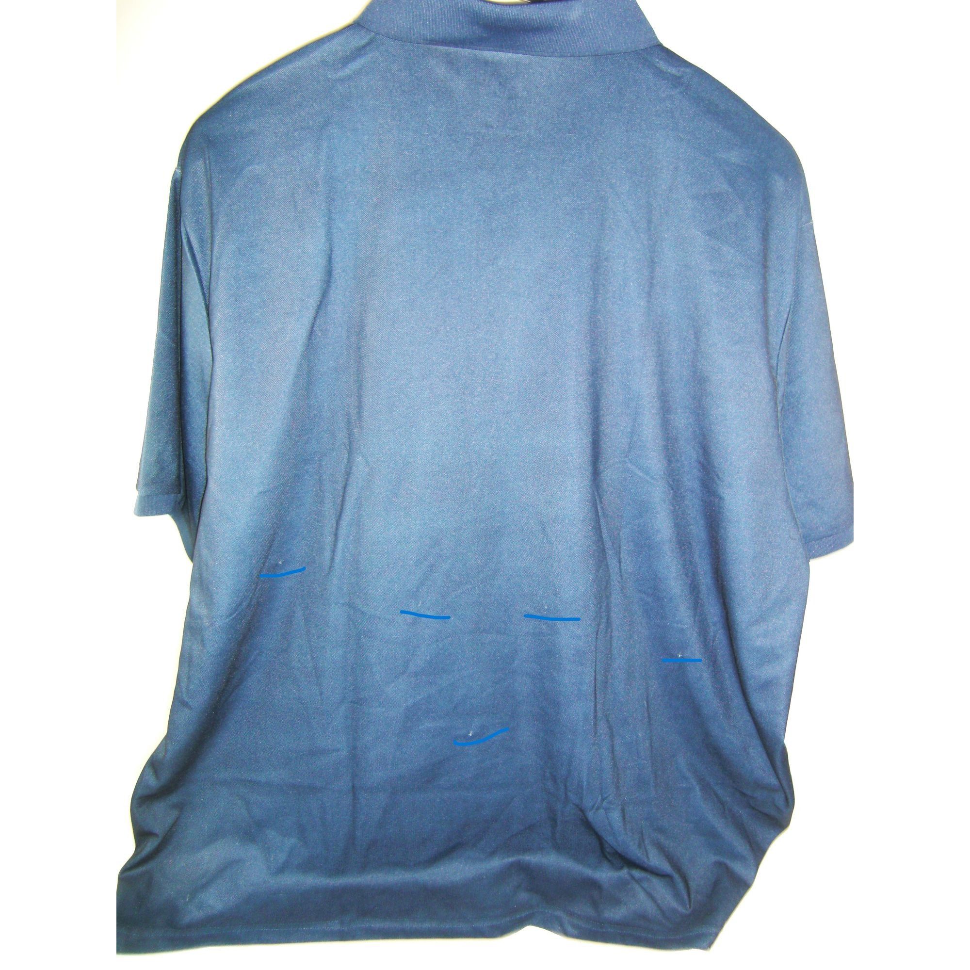Other Moheen Blue Men's Short Sleeve Polo Shirt Moisture Wicking P Size US XXL / EU 58 / 5 - 5 Thumbnail