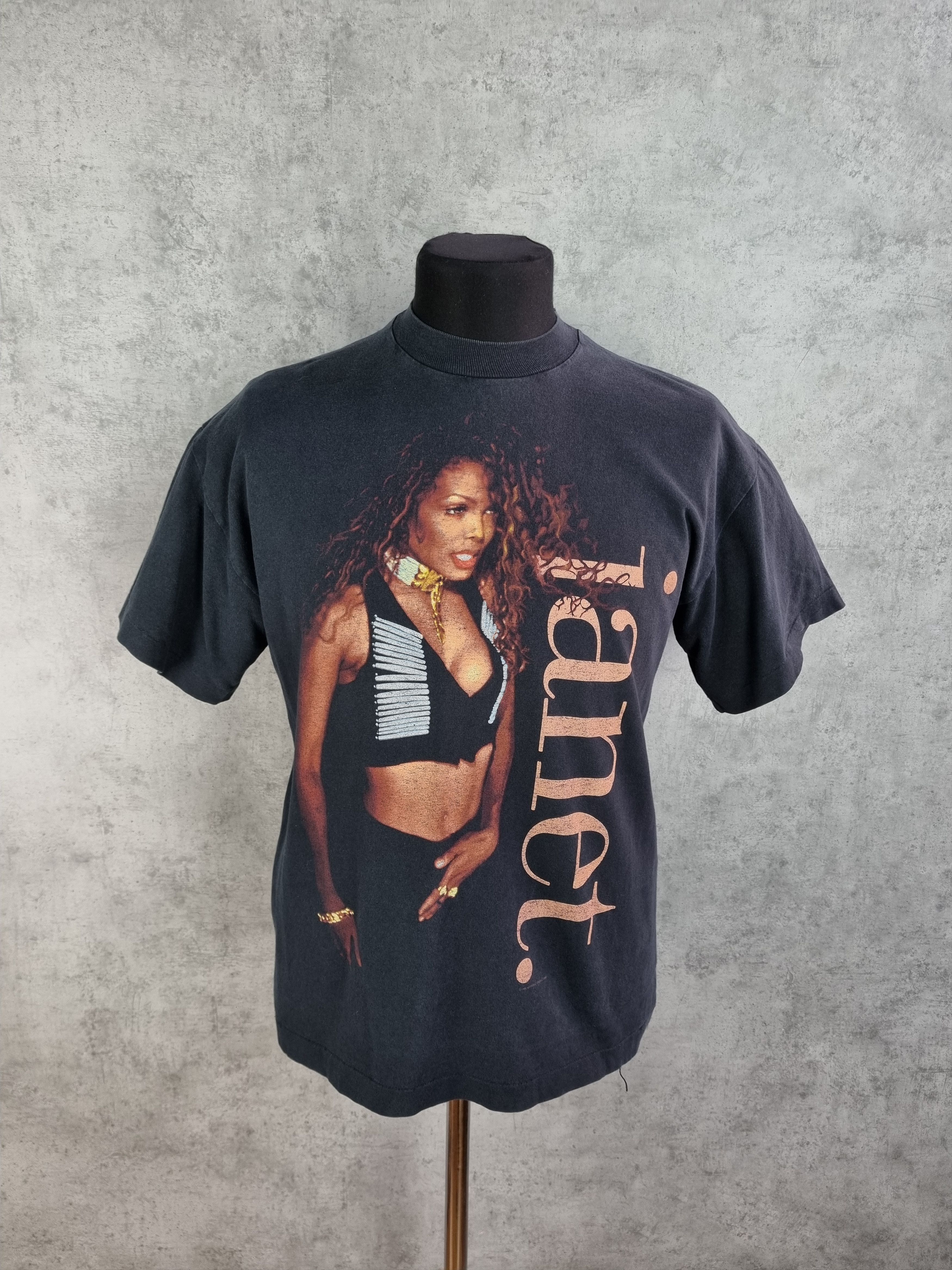 Band Tees × Vintage Janet World Tour 1995 Big Portret Print Vintage Tee shirt Size US L / EU 52-54 / 3 - 2 Thumbnail
