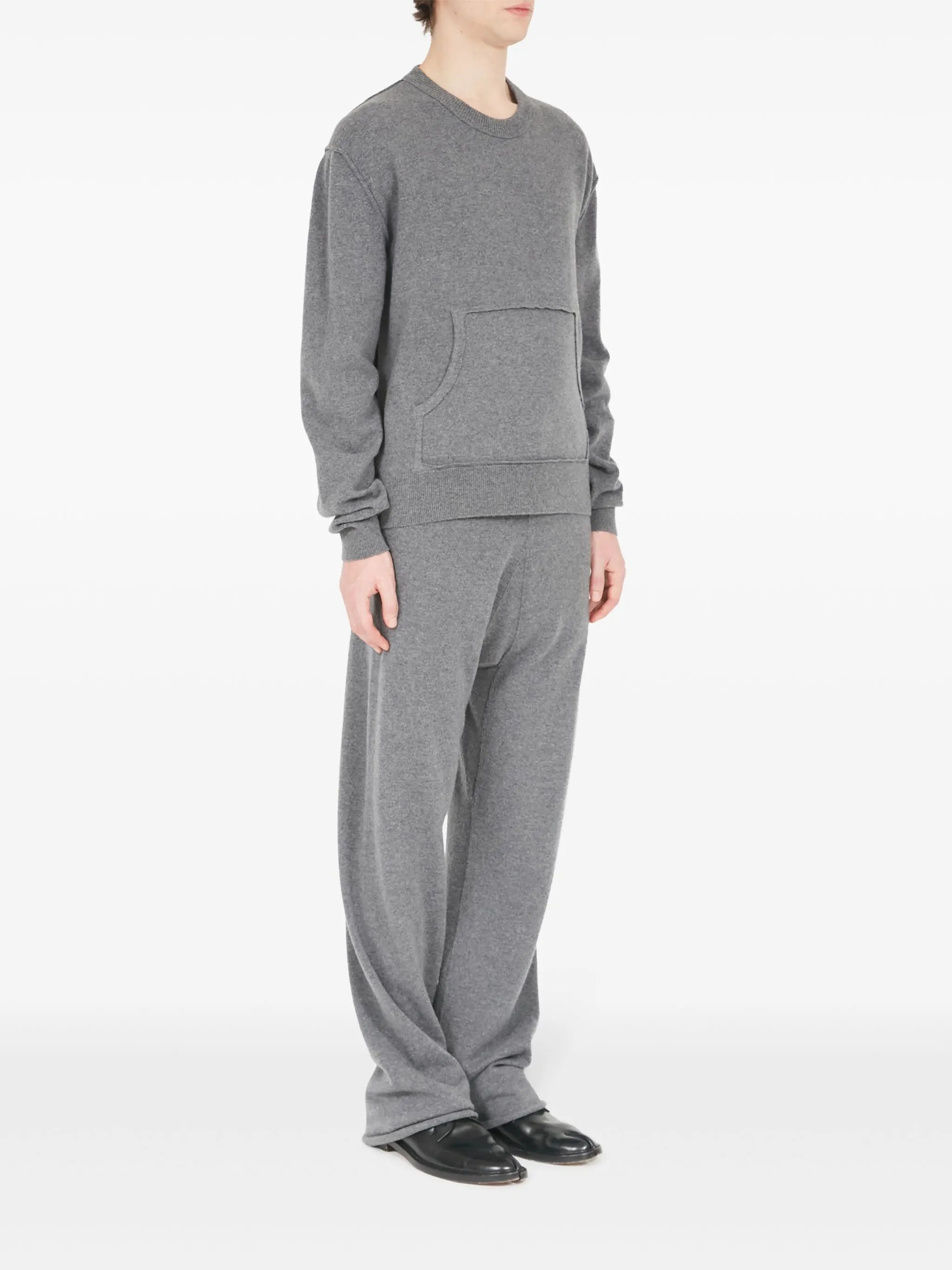 Maison Margiela oc11z0326 Pouch Pocket Sweater in Grey Size US XS / EU 42 / 0 - 3 Thumbnail