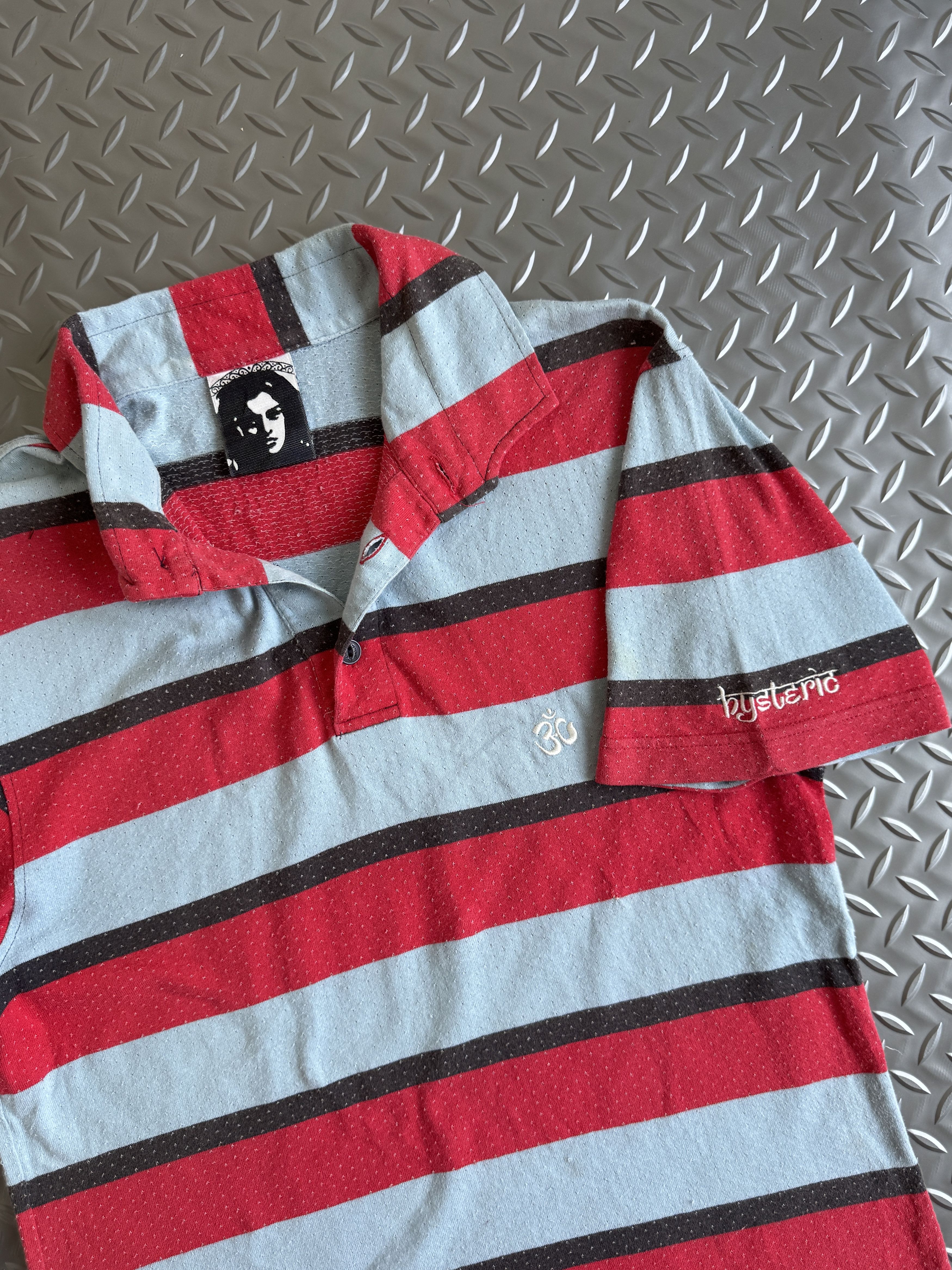 Hysteric Glamour Hysteric Glamour – Archive Striped Polo Shirt Size US S / EU 44-46 / 1 - 3 Thumbnail