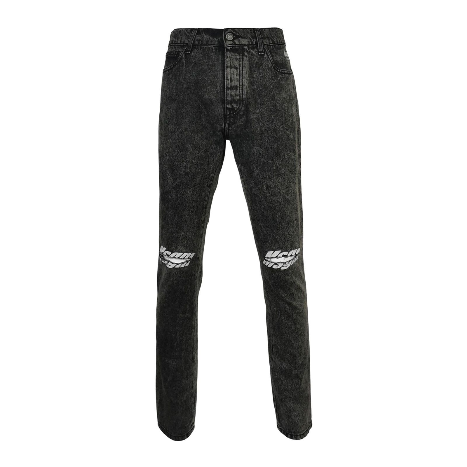 MSGM MSGM Distressed Logo Casual Pants Size 30 Size US 30 / EU 46 - 1 Thumbnail