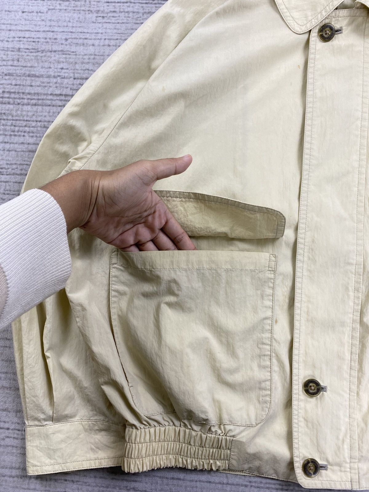 Burberry × Vintage Vintage 80s Burberrys Embroidery Logo Zipper Jacket Size US L / EU 52-54 / 3 - 8 Thumbnail