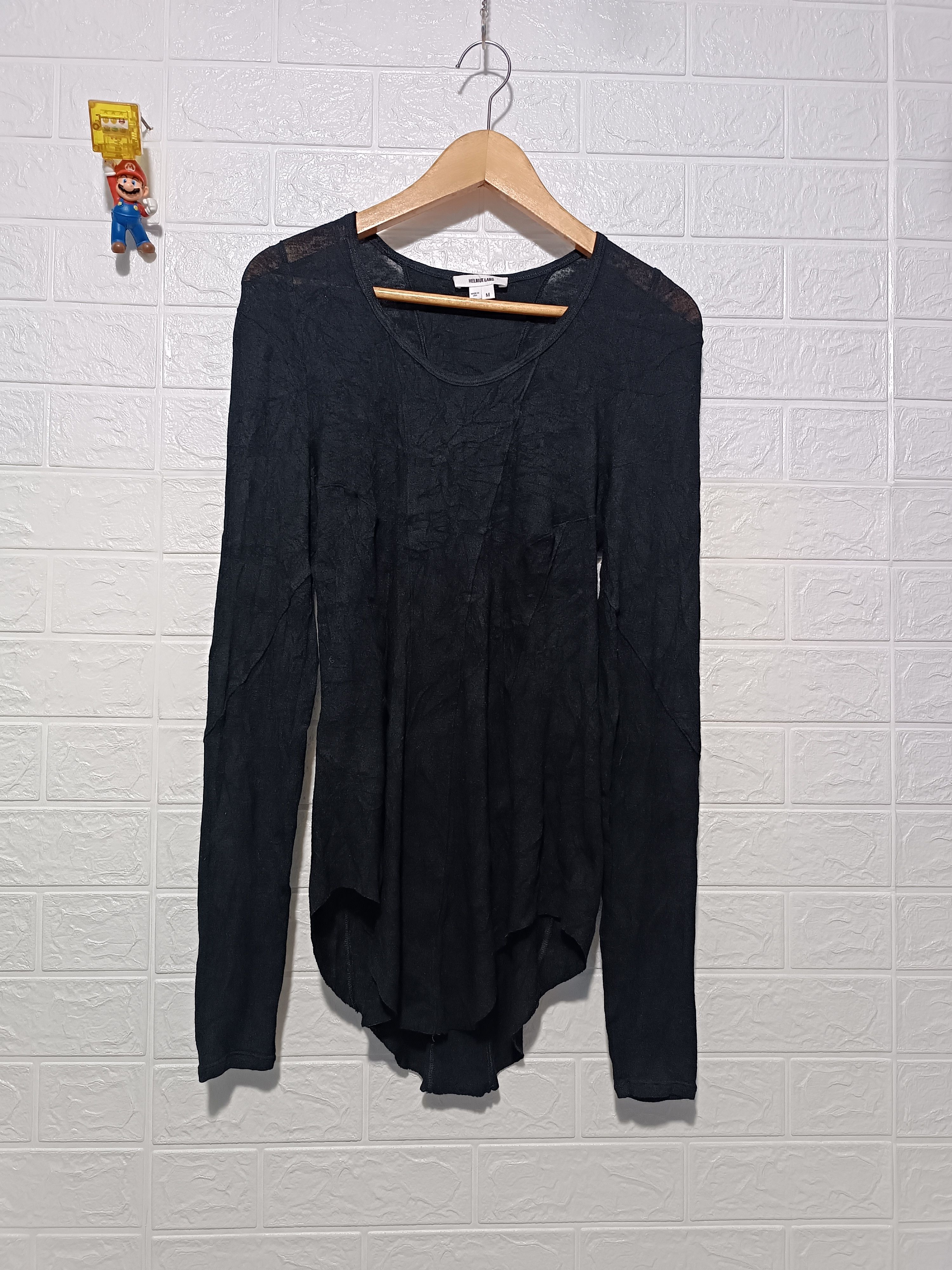Helmut Lang Cut n Sew Long Sleeve T-shirt