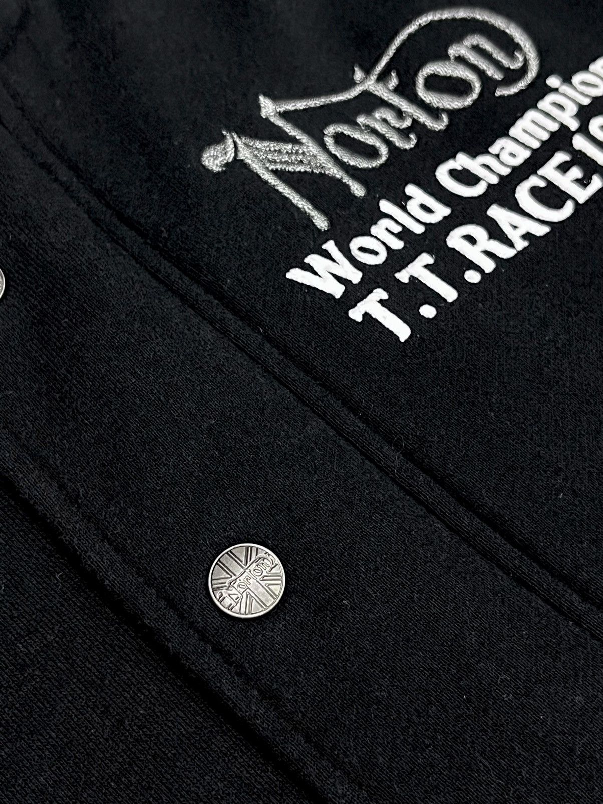 Norton 🔥Vintage NORTON Rocker Club Hoodie w/ Moto Punk Graphics Size US L / EU 52-54 / 3 - 10 Thumbnail