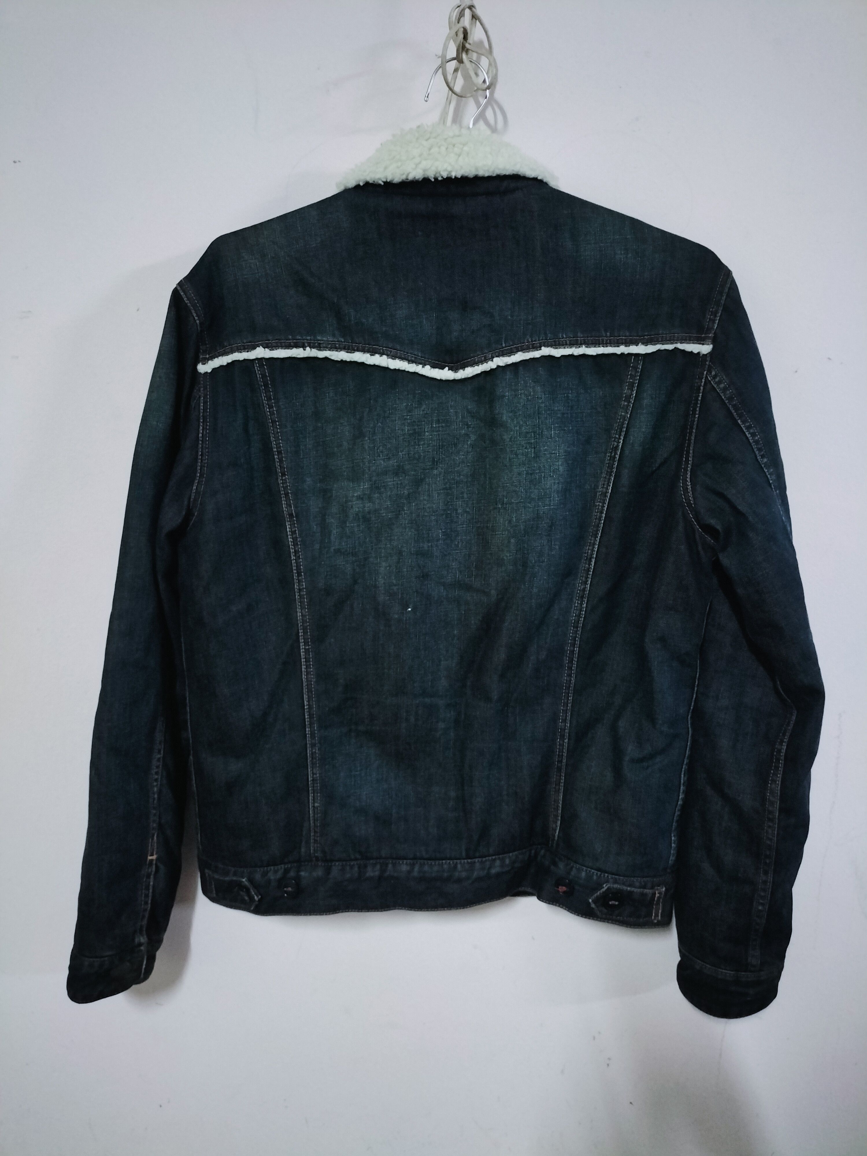 Edwin Vintage Edwin Sherpa Autumn Denim Jacket Cowboy Size US L / EU 52-54 / 3 - 9 Thumbnail