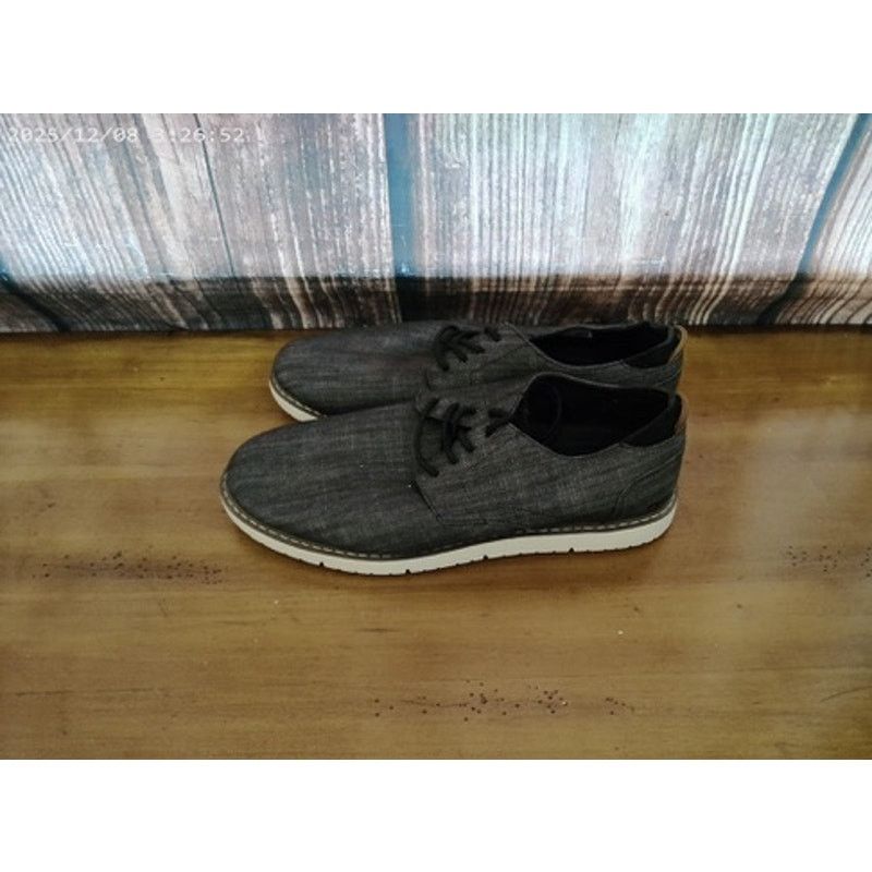 Toms TOMS Navi Oxford Men's Lace-Up Shoes Dark Gray Casual 11.5 Size US 11.5 / EU 44-45 - 3 Thumbnail