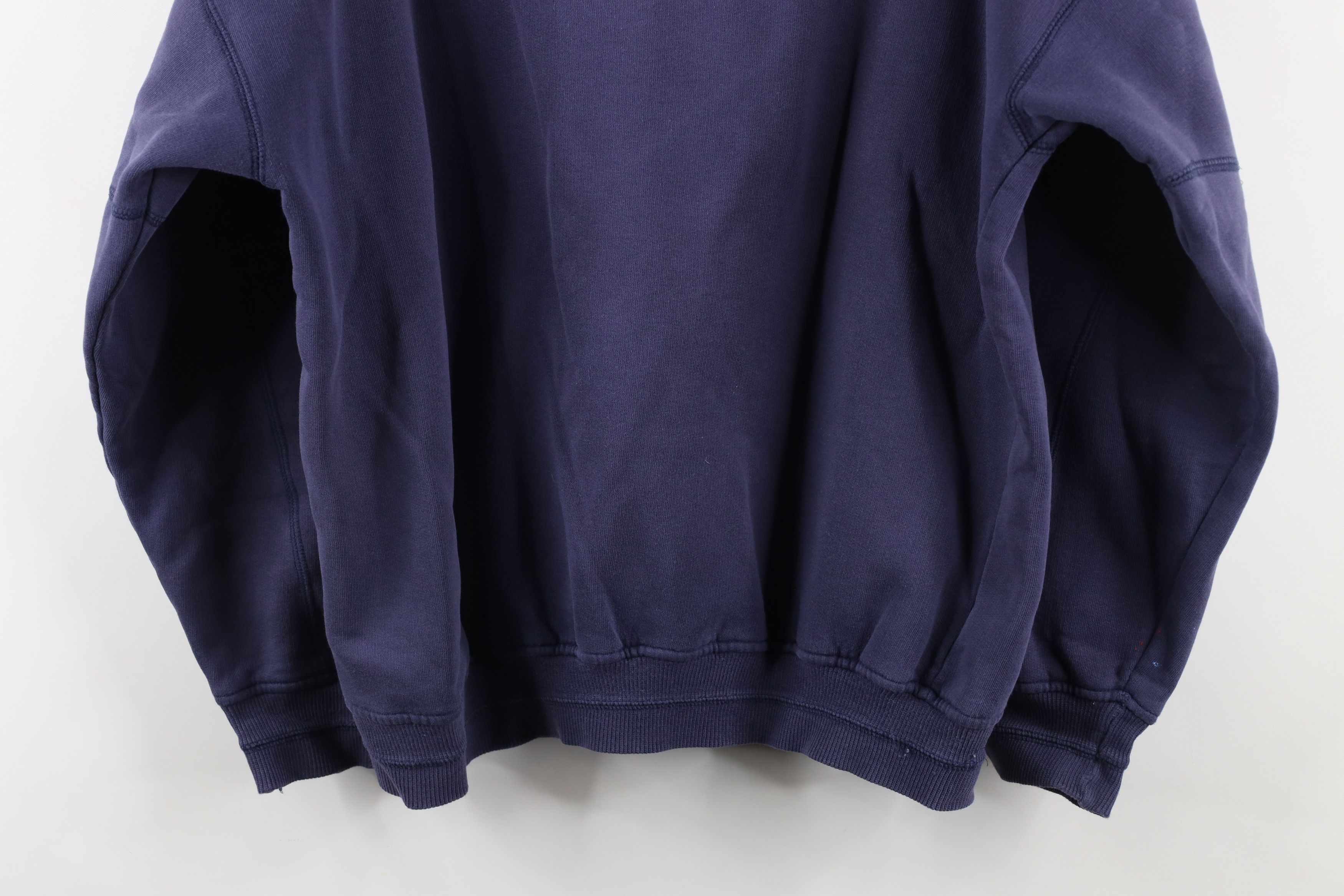 Gap × Vintage Vintage 90s Gap Blank Oversized Mock Neck Sweatshirt Purple Size S / US 4 / IT 40 - 11 Thumbnail