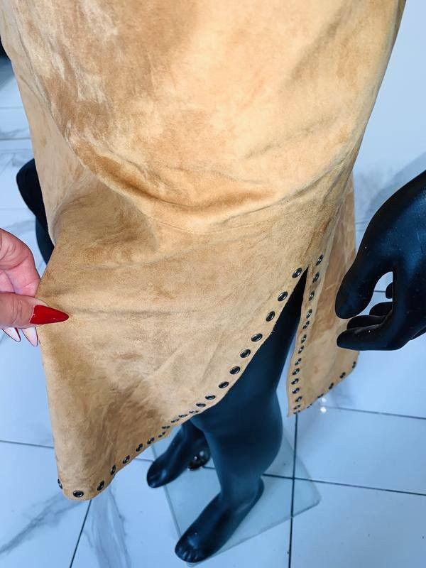 Other karma suede mini skirt — soft luxury italian design Size 32" / US 10 / IT 46 - 4 Thumbnail