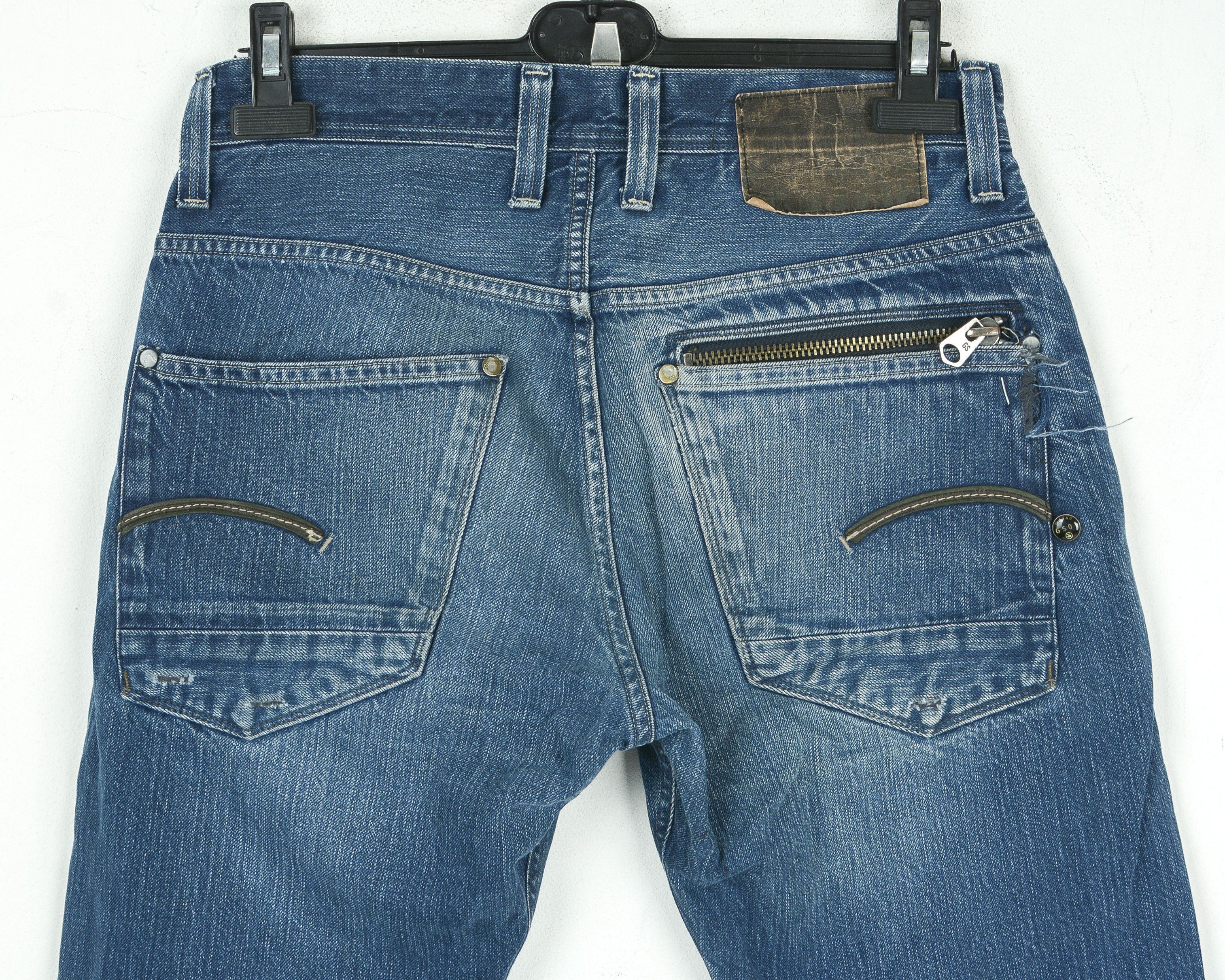 G-Star 'Attacc Straight' W31 L32 Jeans Pants Trousers Button Size US 31 - 7 Thumbnail