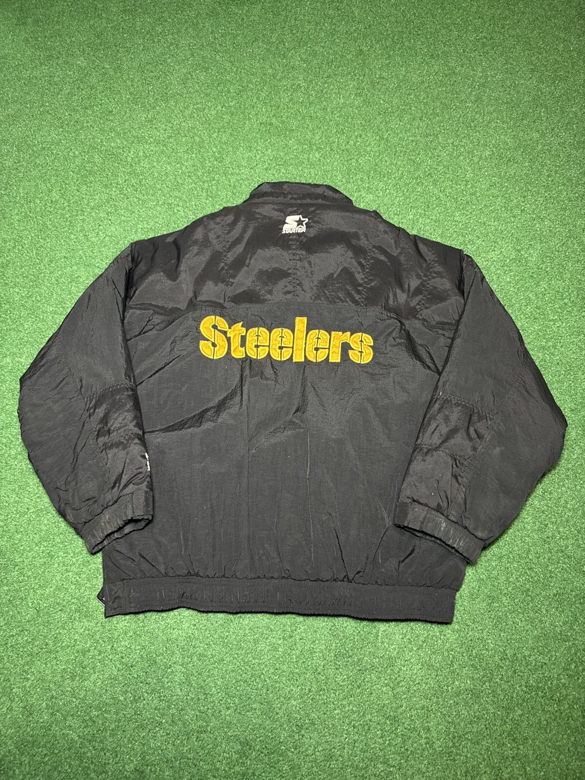 Starter Vintage 90s Pittsburgh Steelers Starter Lrg Pullover Jacket Size US L / EU 52-54 / 3 - 4 Thumbnail