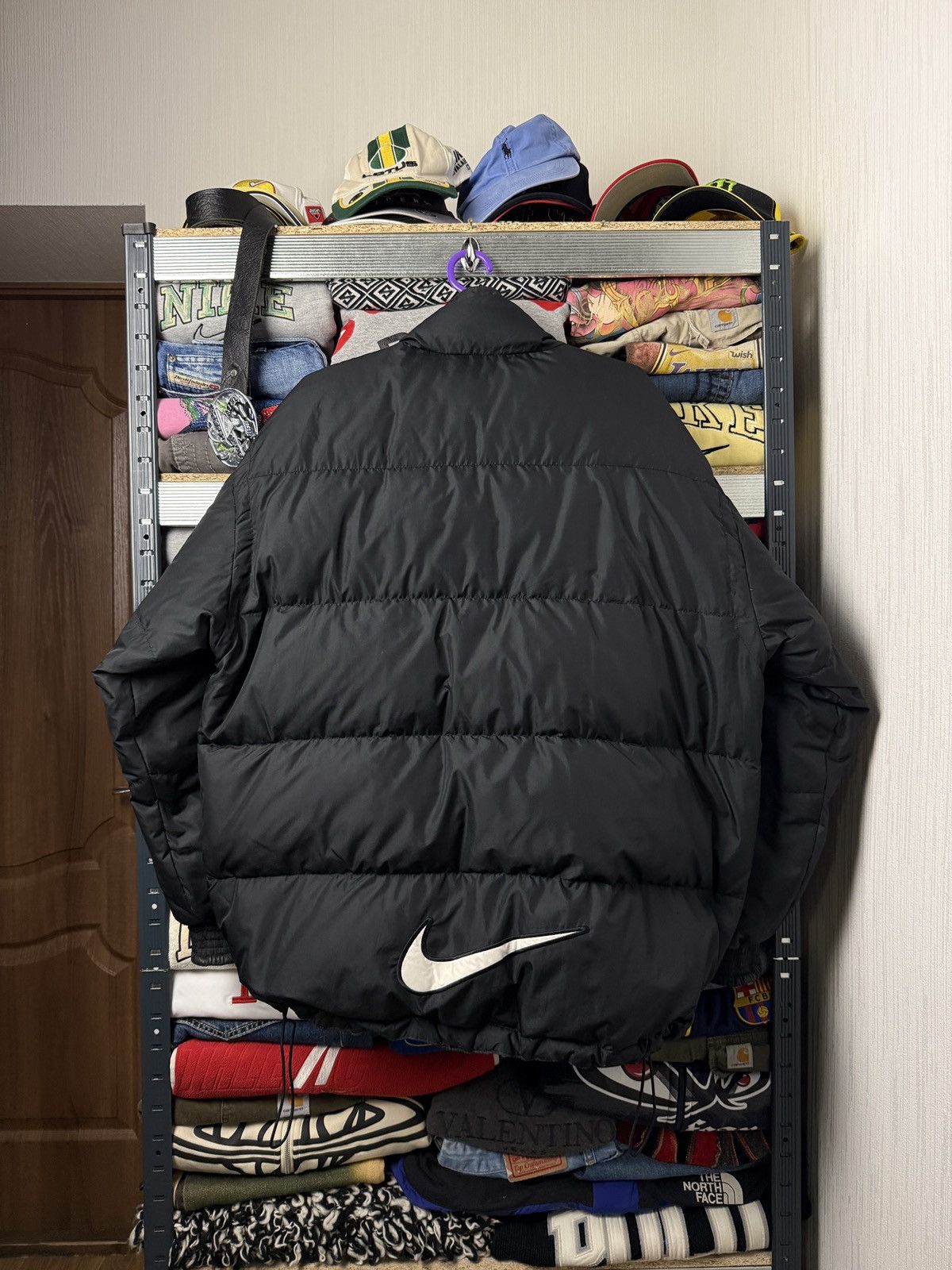 Nike Nike Vintage Puffer Jacket Y2K Big Logo Outdoor Jacket Size US M / EU 48-50 / 2 - 1 Thumbnail