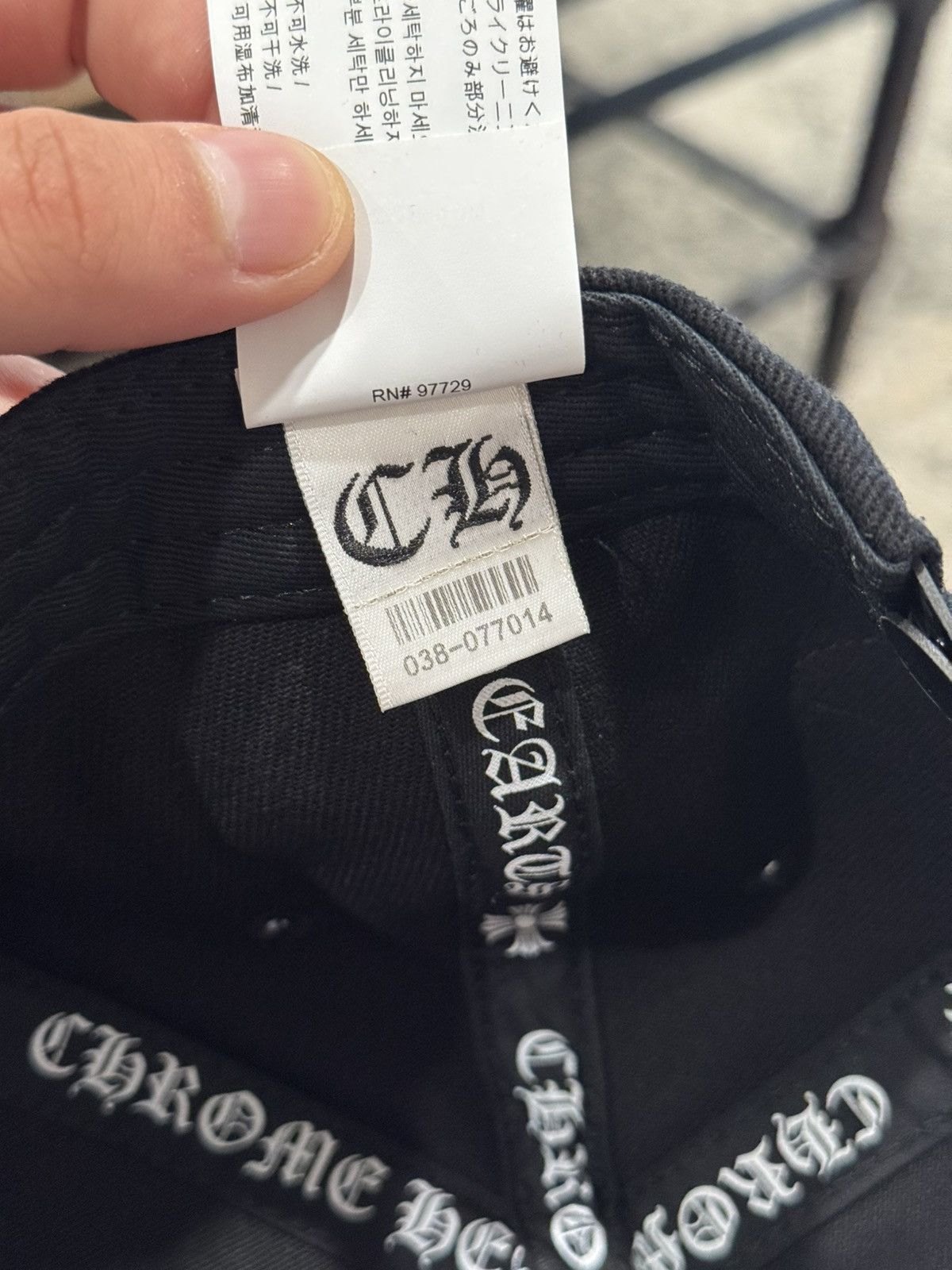 Chrome Hearts Chrome Hearts Wax Denim Cross hat Size ONE SIZE - 3 Thumbnail