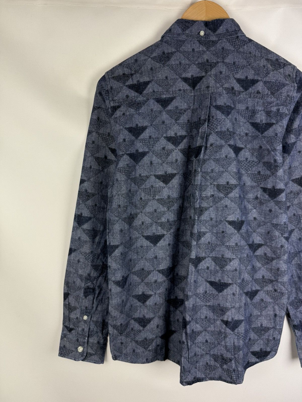 Carhartt Carhartt L/S Crandall Men’s Patterned Denim Button Up Shirt Size US M / EU 48-50 / 2 - 18 Thumbnail