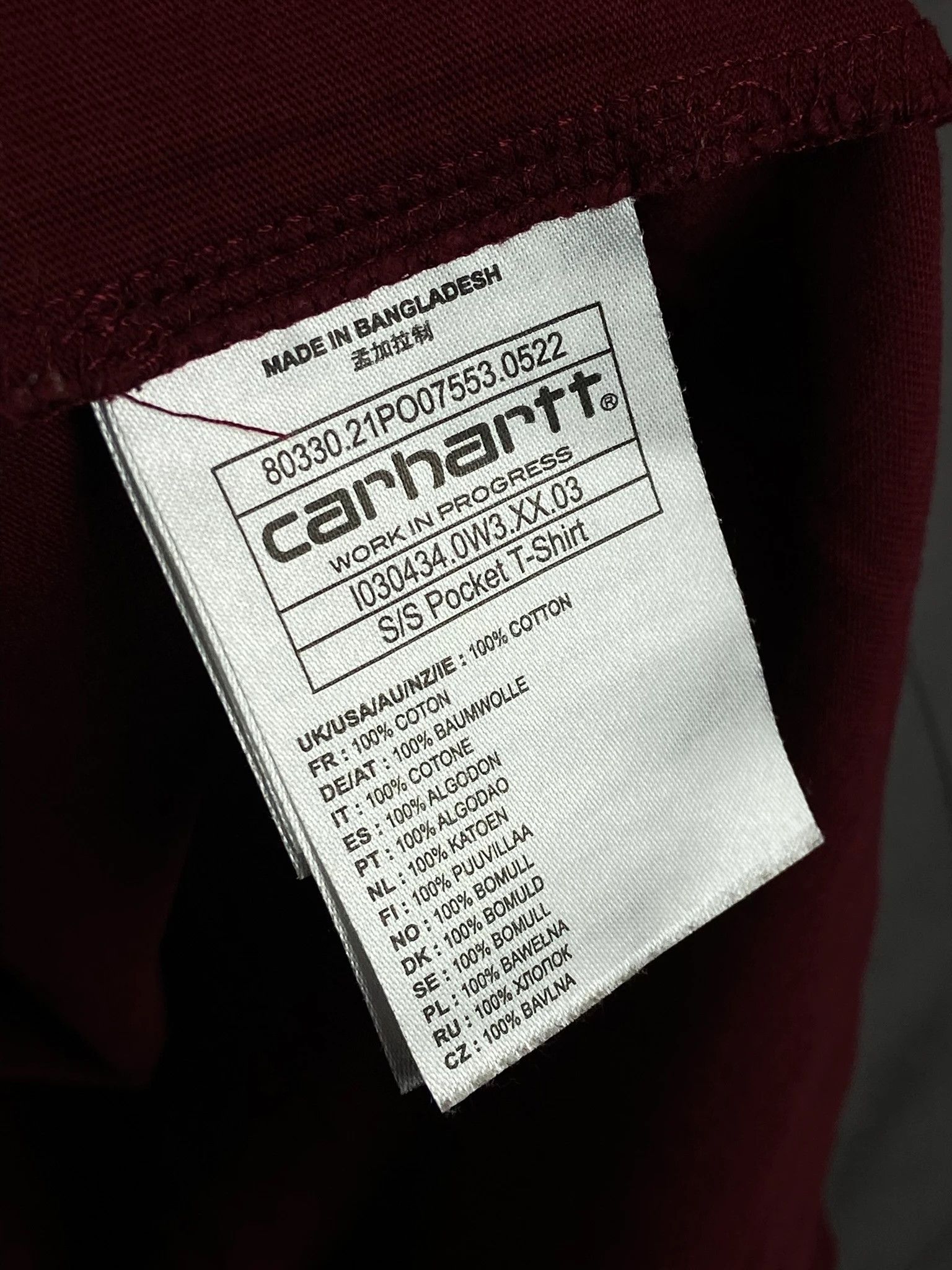 Carhartt Carhartt Beige Tee / Classic Workwear Basic (M) Size US M / EU 48-50 / 2 - 4 Thumbnail