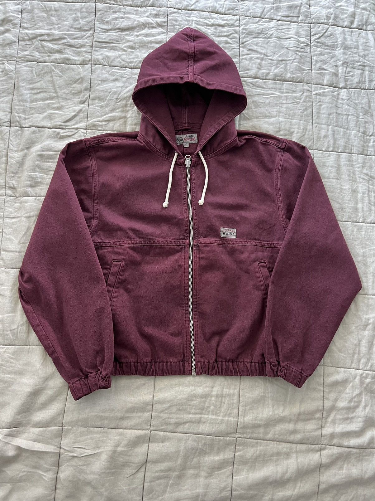 Stussy hoodie wine hotsell