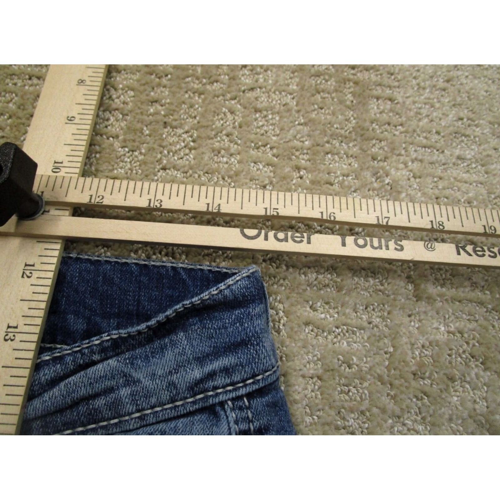 Vintage BKE Jeans Buckle Men's 29x30 Light Wash Distressed Tapered Low Rise Size US 29 - 5 Thumbnail