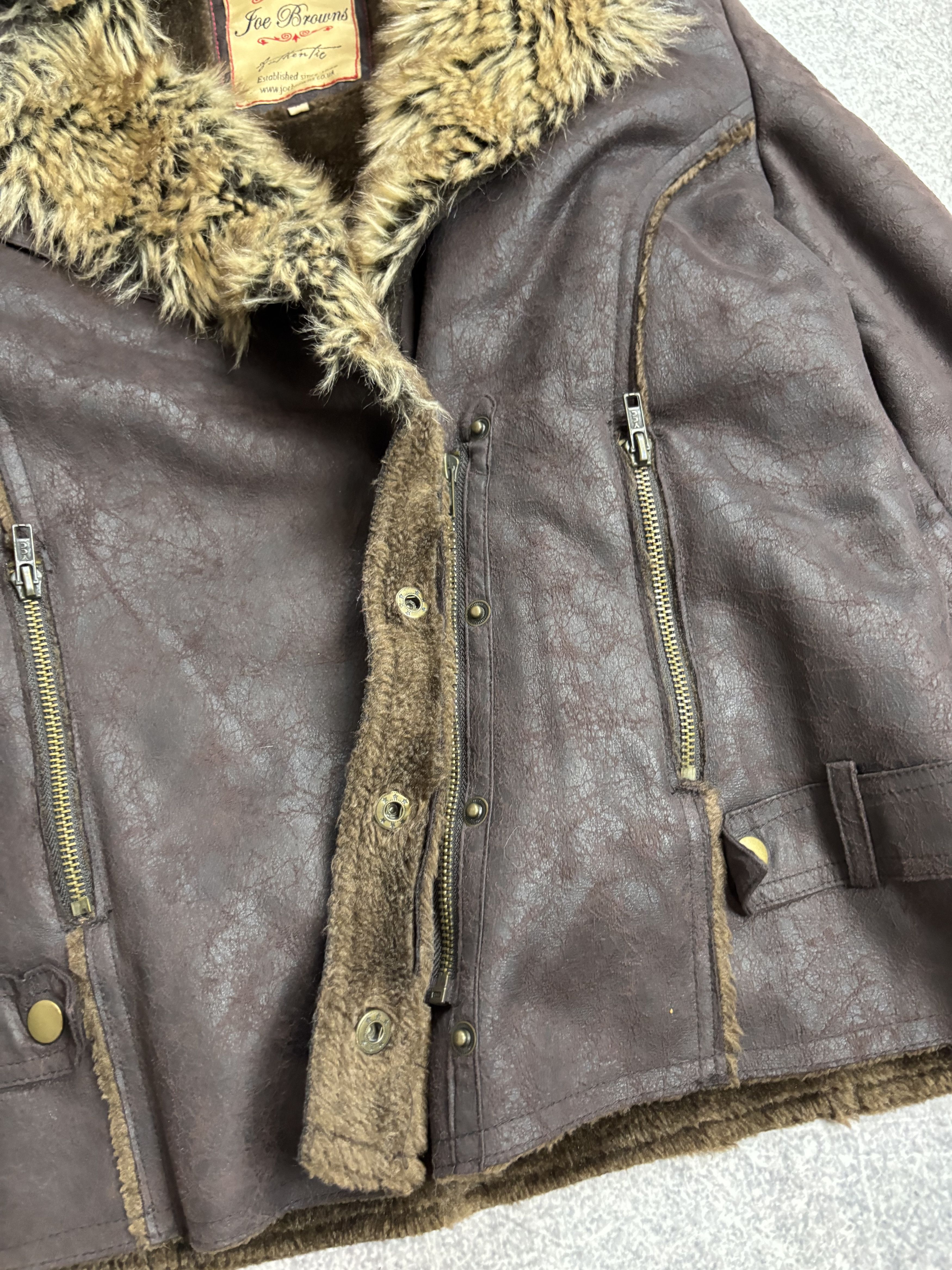 If Six Was Nine IF SIX WAS NINE STYLE JAPANESE SHEEPSKIN JACKET FUR HOOD Y2K Size US S / EU 44-46 / 1 - 10 Thumbnail