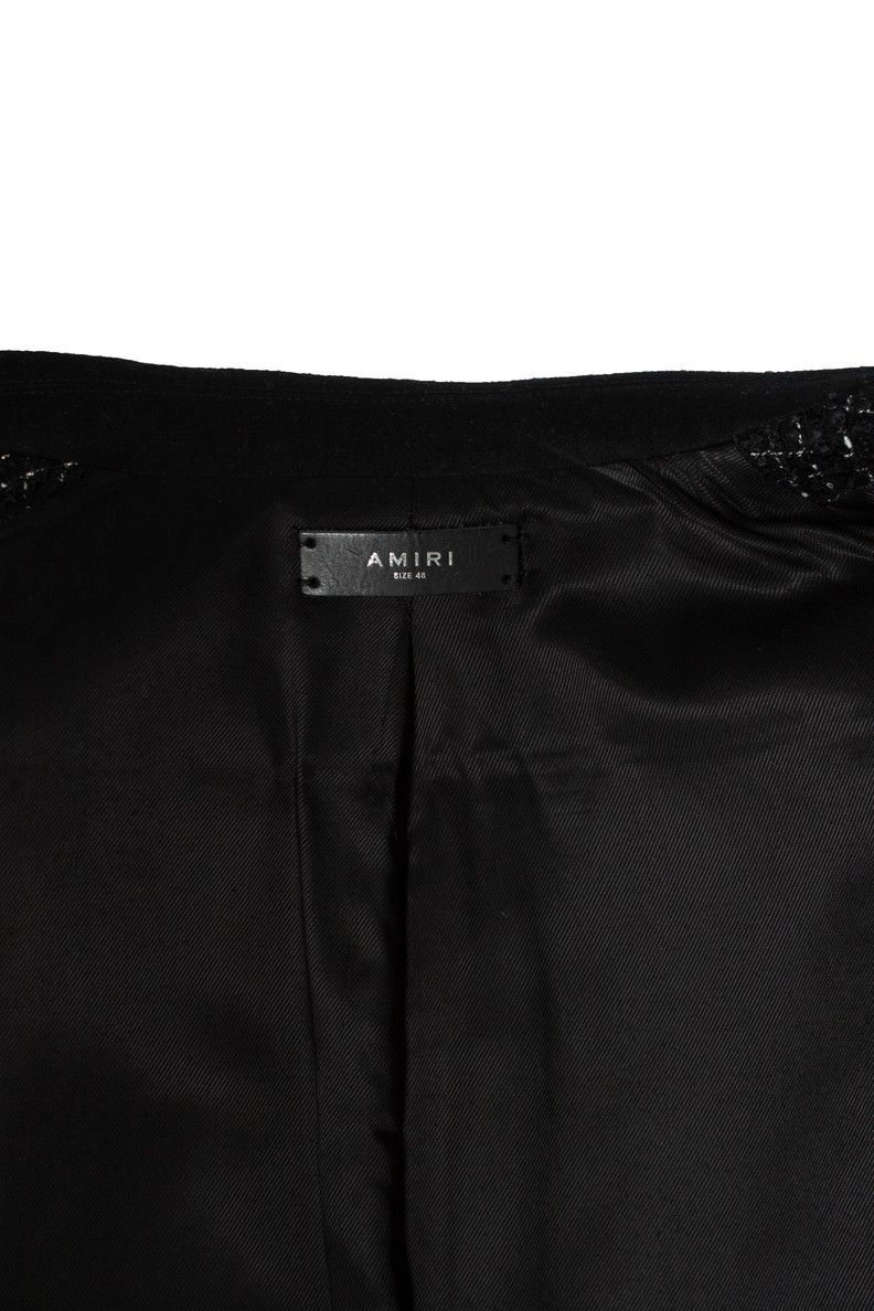 Amiri Amiri, Boucle long coat in black Size US M / EU 48-50 / 2 - 5 Thumbnail