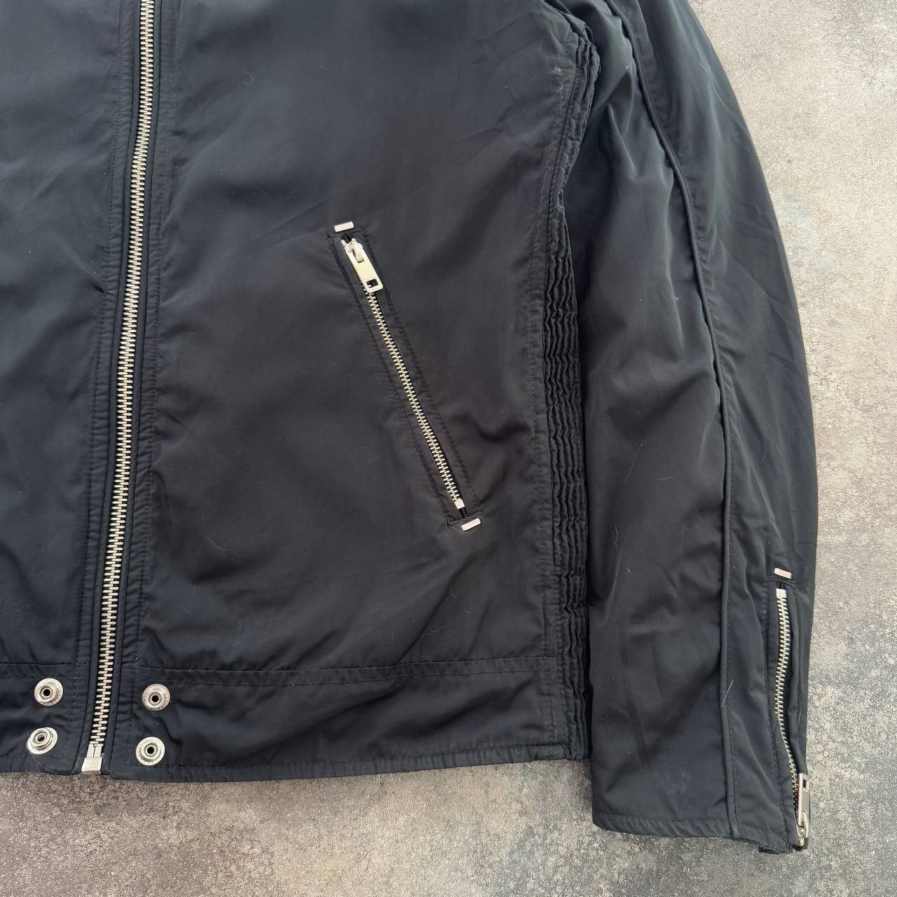 Diesel Diesel Zip Details Biker Bomber Jacket Size US L / EU 52-54 / 3 - 14 Thumbnail