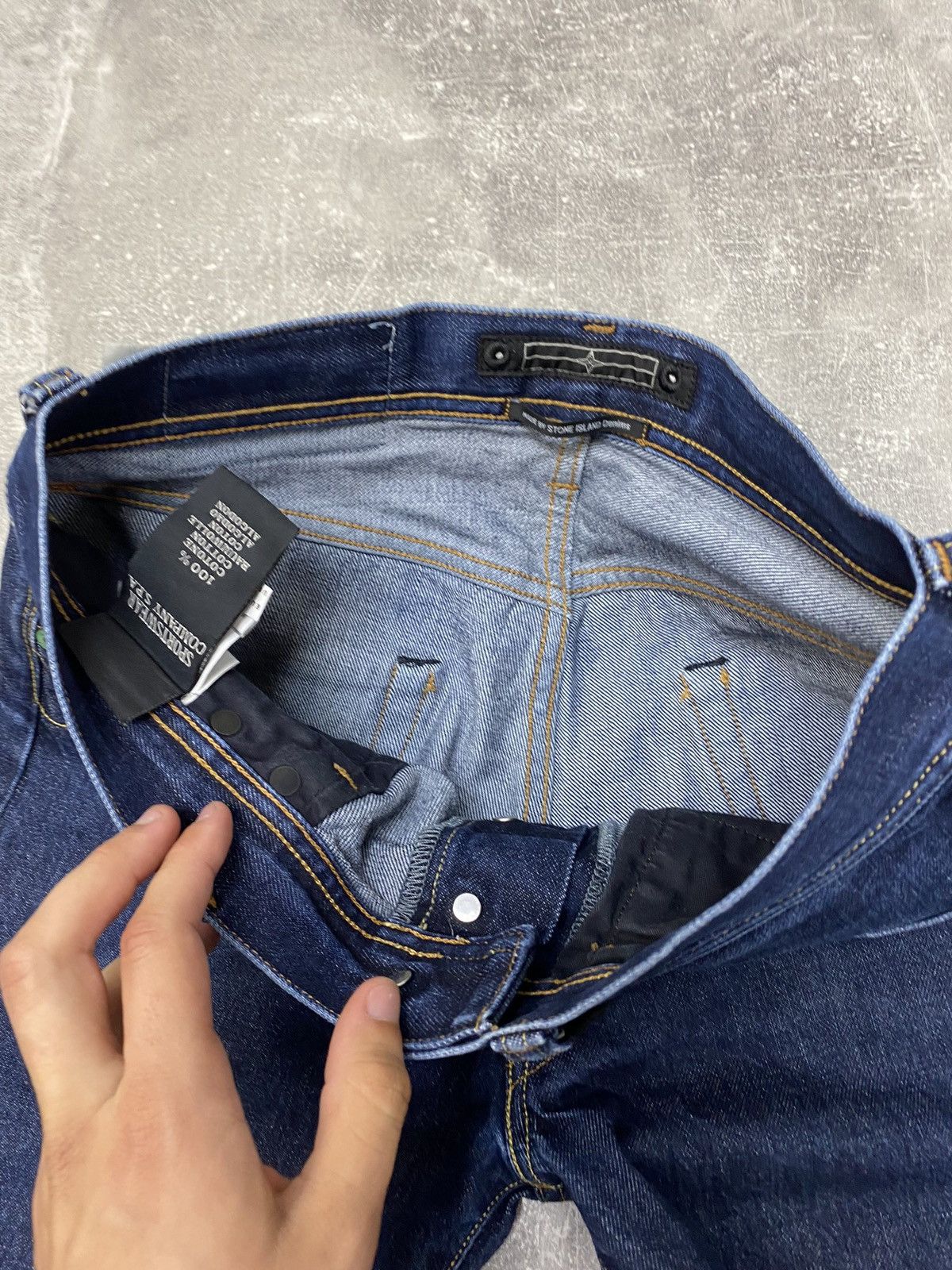 Massimo Osti × Stone Island × Vintage Vintage 90's Stone Island Denim Massimo Osti Archival Jeans Size US 28 / EU 44 - 13 Thumbnail
