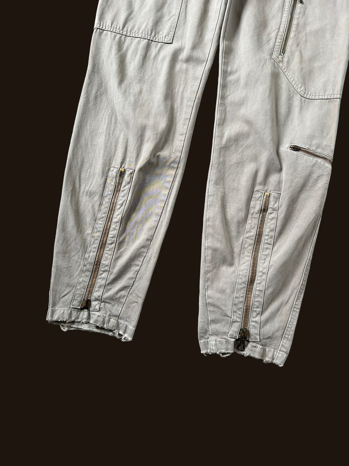 Mason's Masons Multipocket Distressed Cargo Pants Size US 32 / EU 48 - 3 Thumbnail
