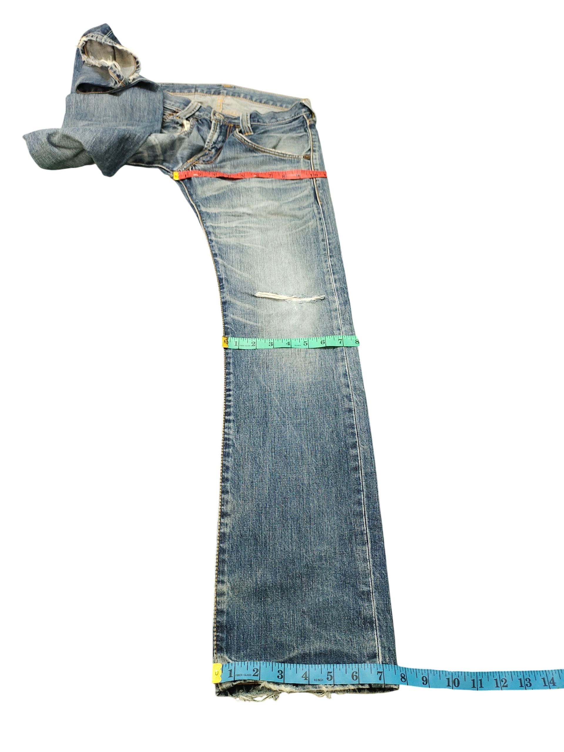 Levi's Vintage Clothing Vintage Levis 505 Clawmark Distress Sand Wash Denim Jeans Size US 29 - 17 Thumbnail