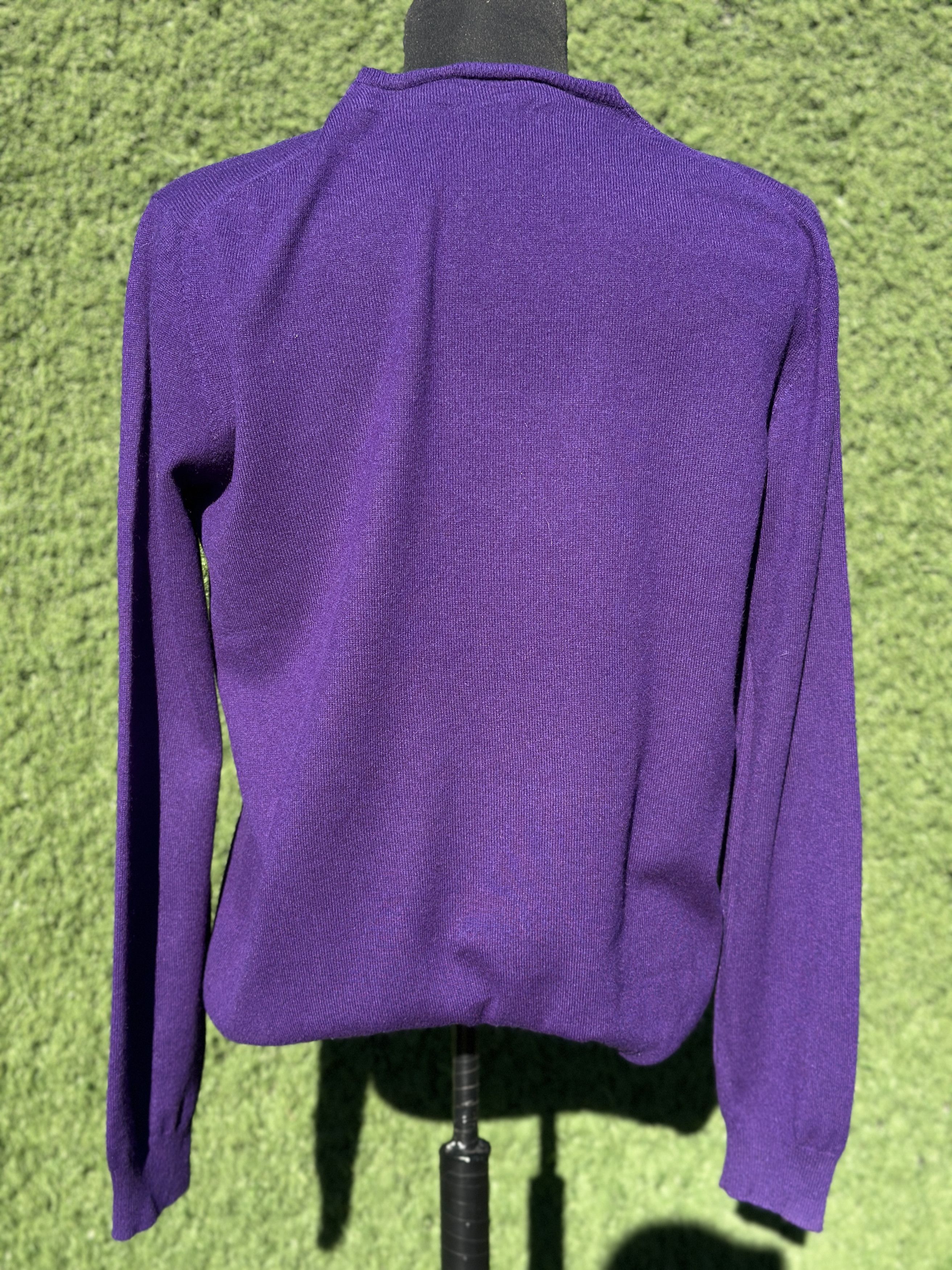 Prada Prada Men’s V-Neck Fine Wool Knit Sweater Size 52 IT L Size US L / EU 52-54 / 3 - 4 Thumbnail