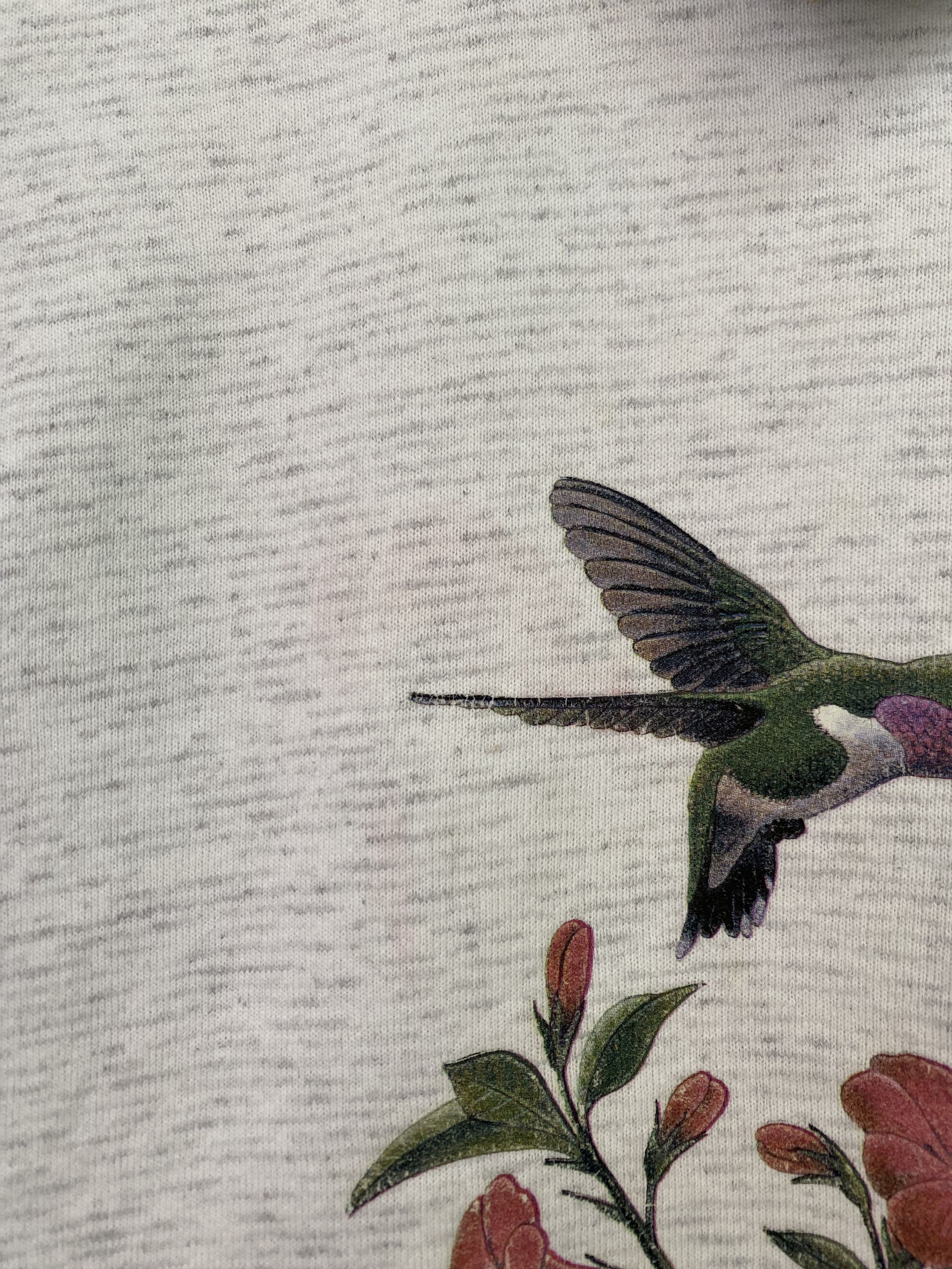 Habitat × Vintage Vintage Sweatshirt Humming Bird Flower Collar L Size Size US L / EU 52-54 / 3 - 9 Thumbnail