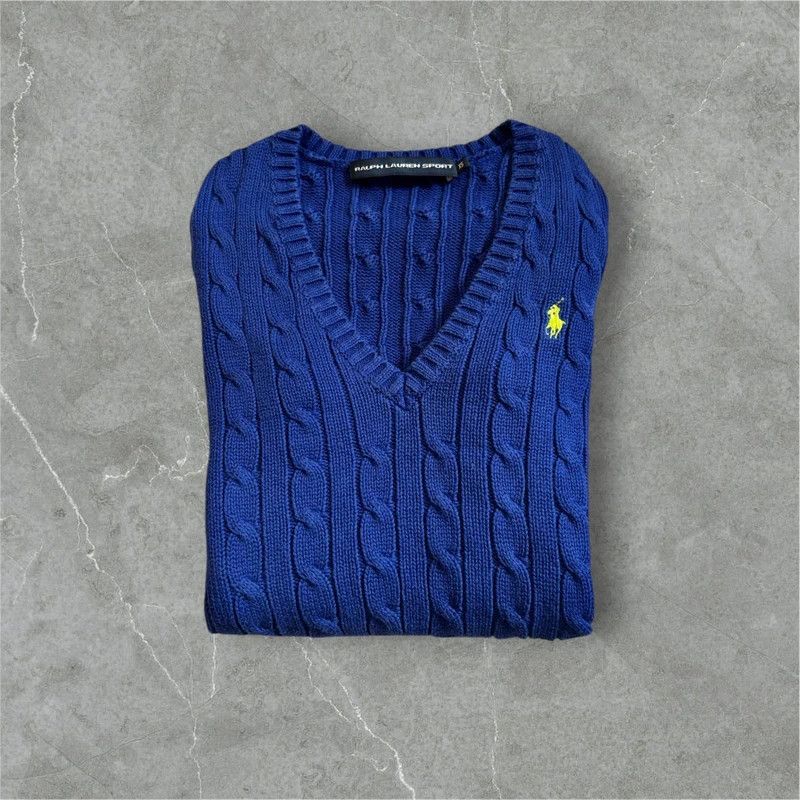 Polo Ralph Lauren Ralph Lauren Sport Sweatshirt Cable Knit XS Pony Size XS / US 0-2 / IT 36-38 - 1 Thumbnail