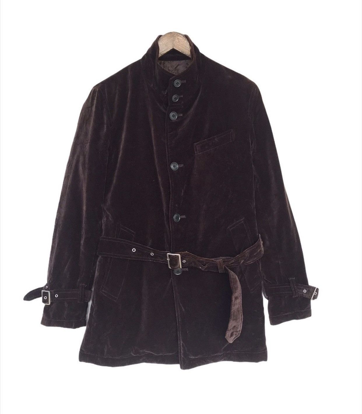Vintage Ppfm Bulcket Belt Velvet Jacket