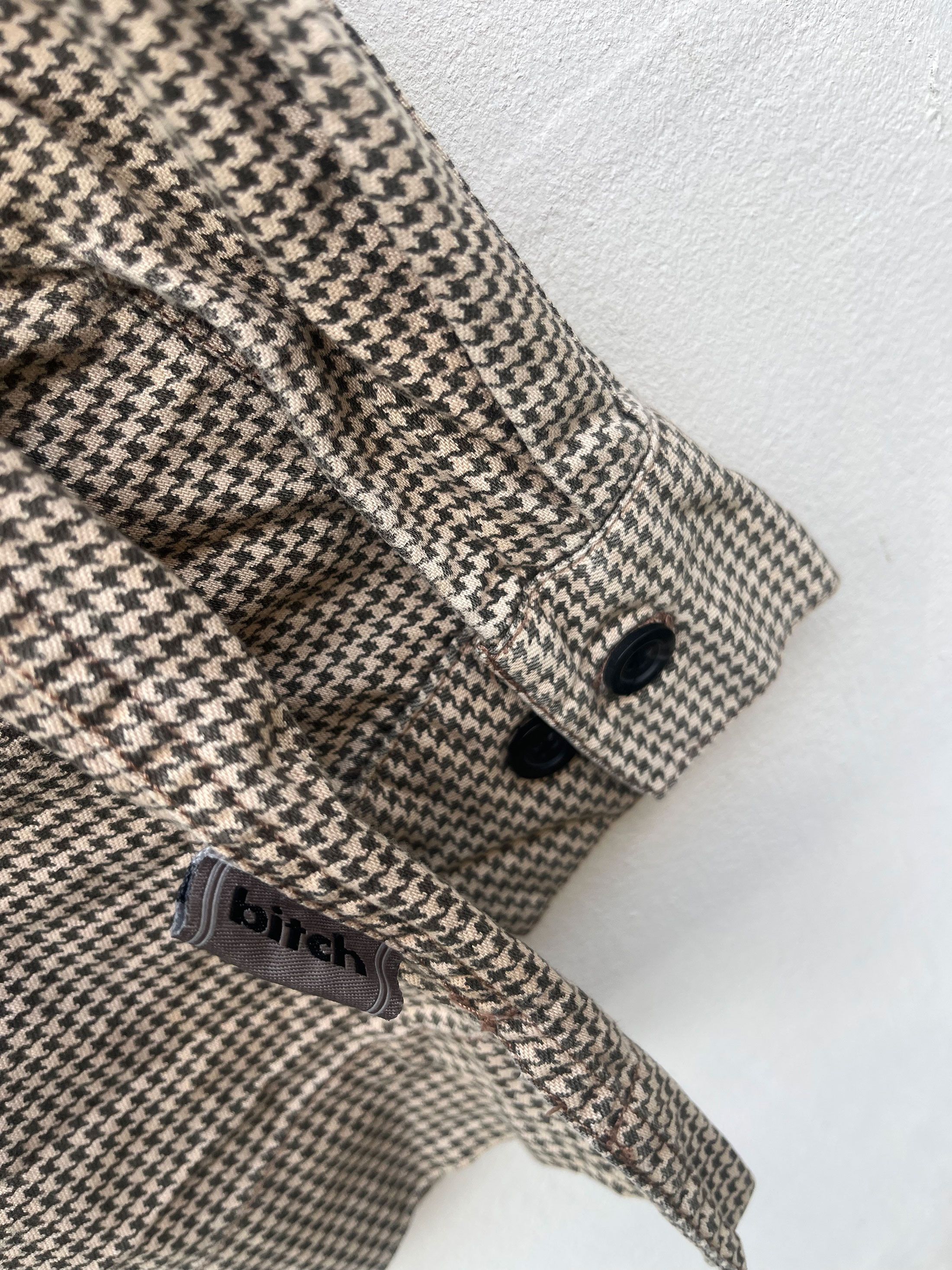 Other Vintage Bitch Skateboeds Zipper Cotton Jacket Houndstooth Size US L / EU 52-54 / 3 - 4 Thumbnail