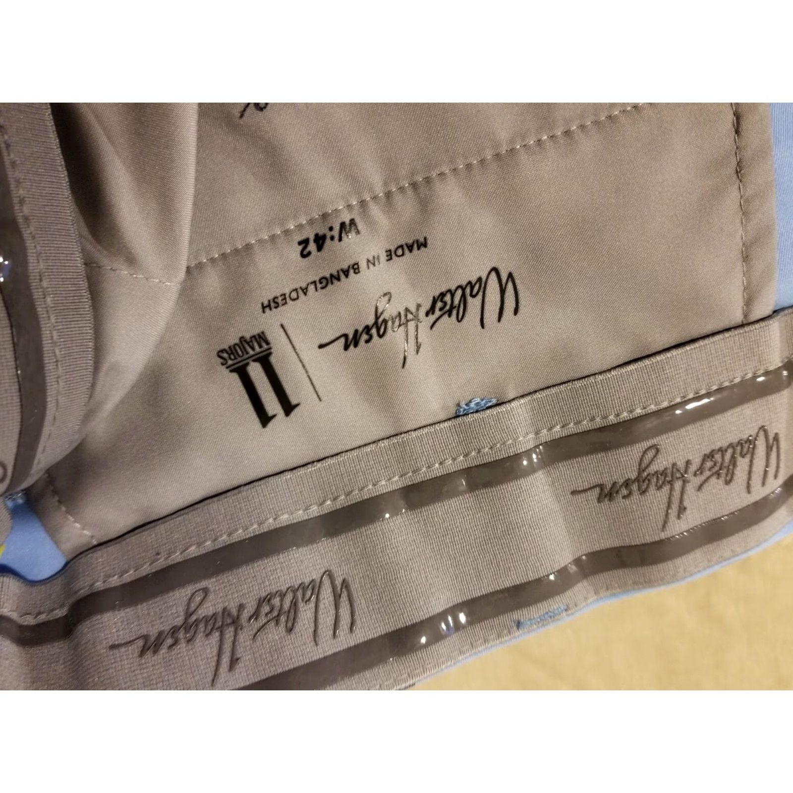 Vintage VINTAGE Walter Hagen Shorts Mens 42 Blue Athletic Chino Stretch Shorts Size US 42 / EU 58 - 4 Thumbnail