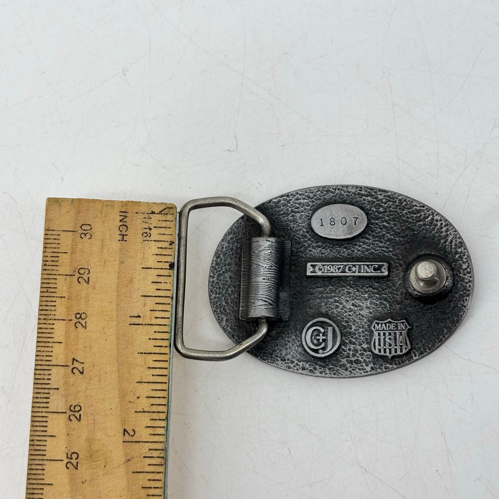 Vintage EMT Life Savers Belt Buckle 1987 USA C+J Belt Buckle Enamel Size ONE SIZE - 3 Thumbnail