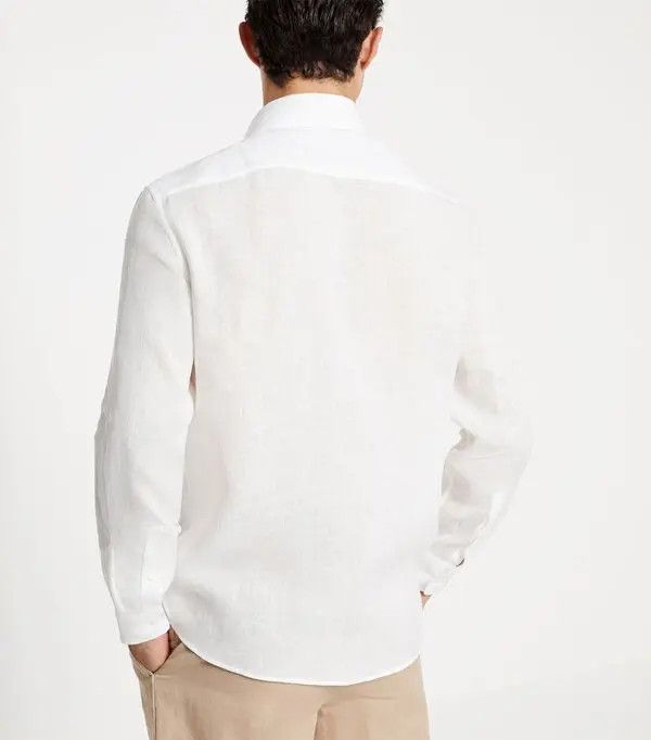 Brunello Cucinelli Shirt in Light Beige Size US S / EU 44-46 / 1 - 2 Thumbnail
