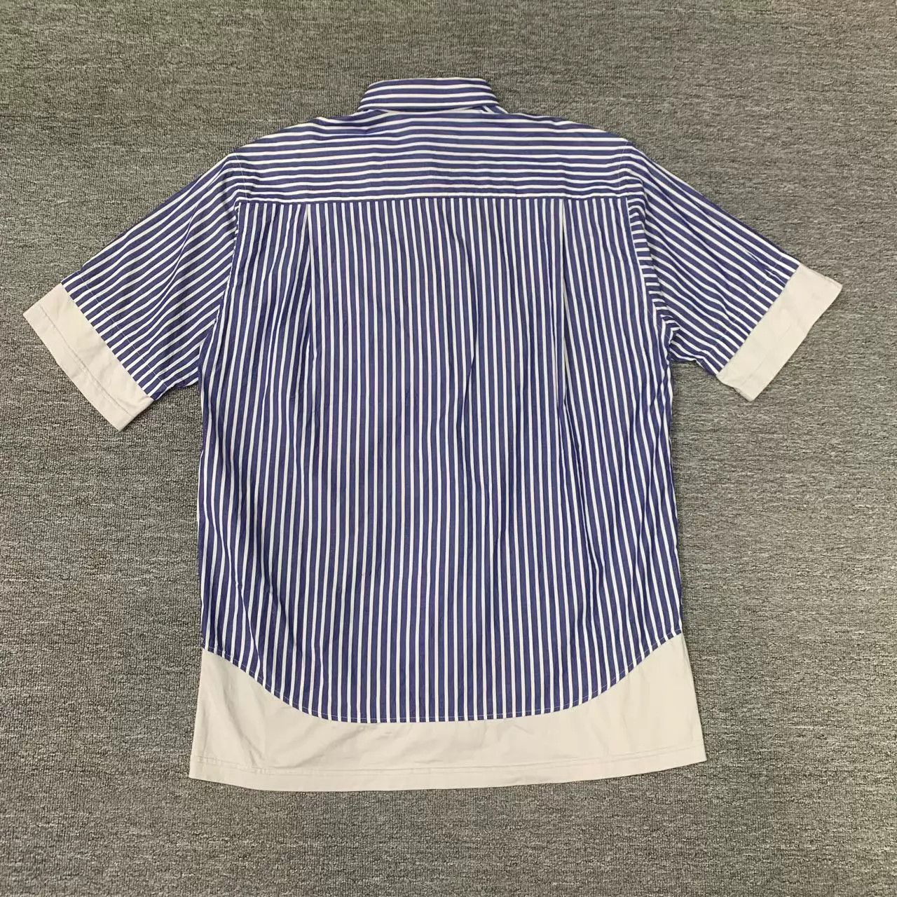 Balenciaga Balenciaga Blue Stripe Lock Embr 2P ShortSleeve Shirt 37 95new Size US XS / EU 42 / 0 - 2 Thumbnail