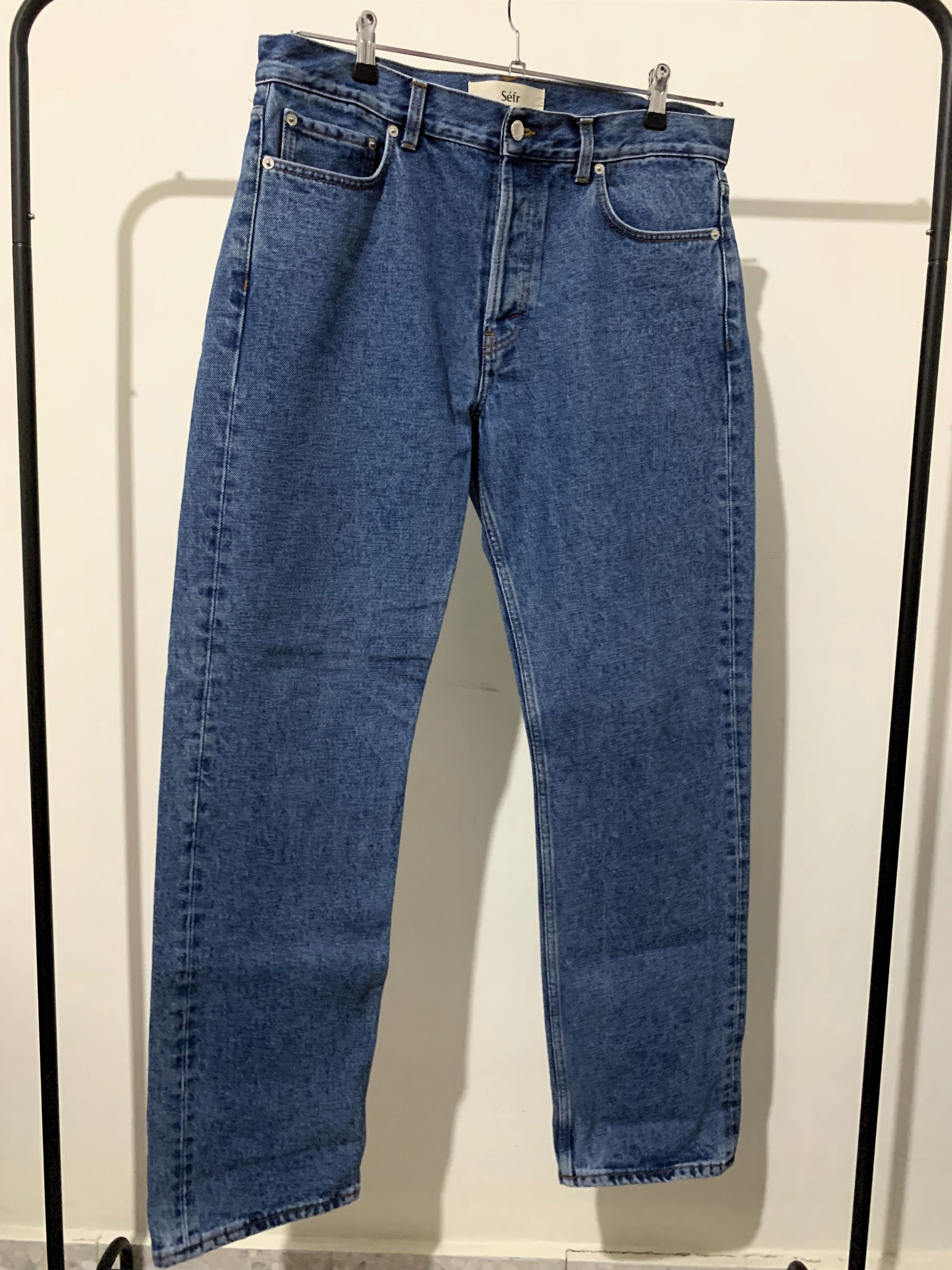 Sefr Straight Cut Jeans Size US 33 - 2 Thumbnail
