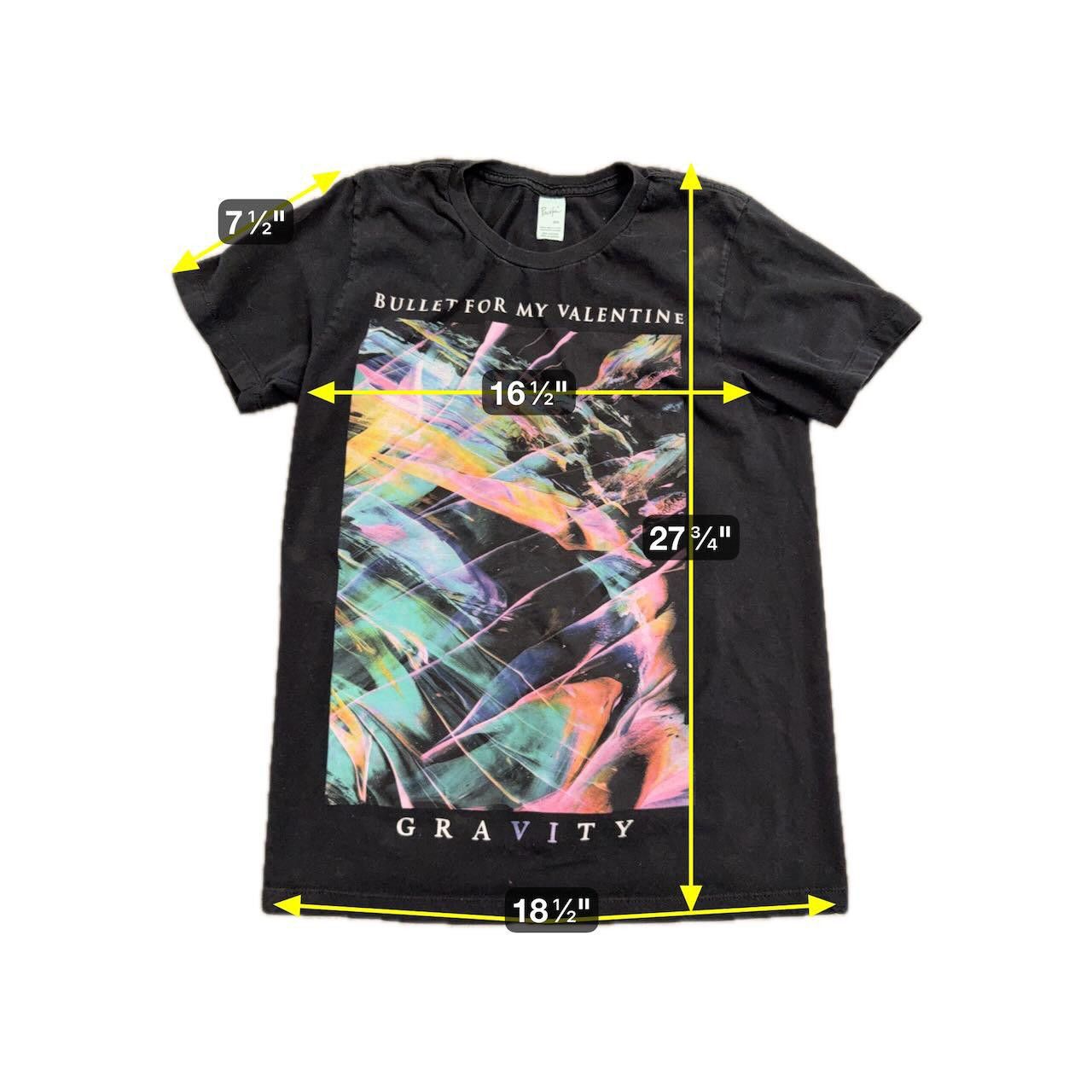 Pacific Legend VTG PACIFIC Bullet for My Valentine Gravity T-Shirt Men's M Size US M / EU 48-50 / 2 - 3 Thumbnail