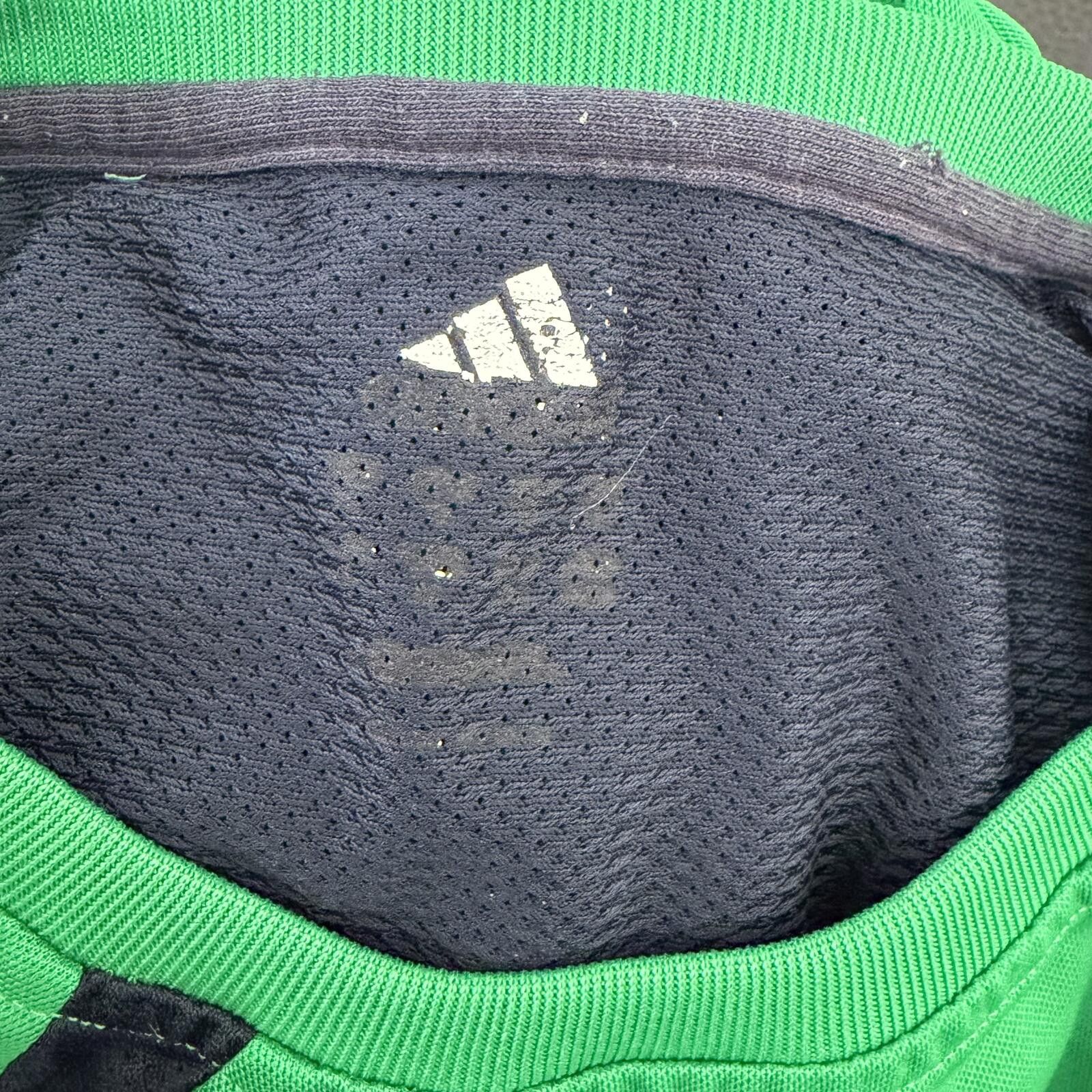 Adidas Vintage Y2K Adidas Clima 365 Cool Green Navy Atheltic Shirt Size US L / EU 52-54 / 3 - 3 Thumbnail