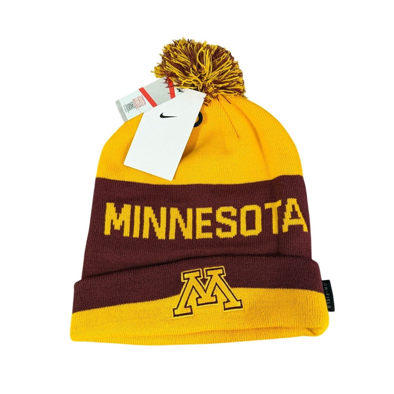 NCAA NWT University of Minnesota Gophers Nike Winter Hat/Beanie Size ONE SIZE - 1 Thumbnail