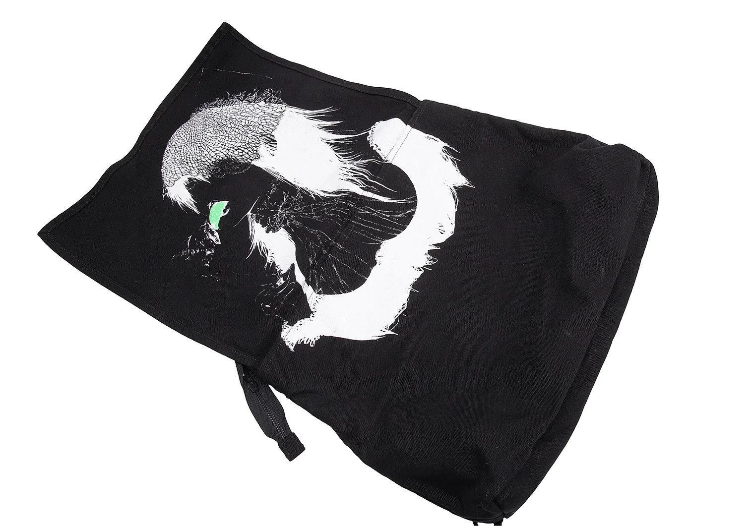 Yohji Yamamoto Yohji Yamamoto Printed 2WAY Bag Black Size ONE SIZE - 14 Thumbnail
