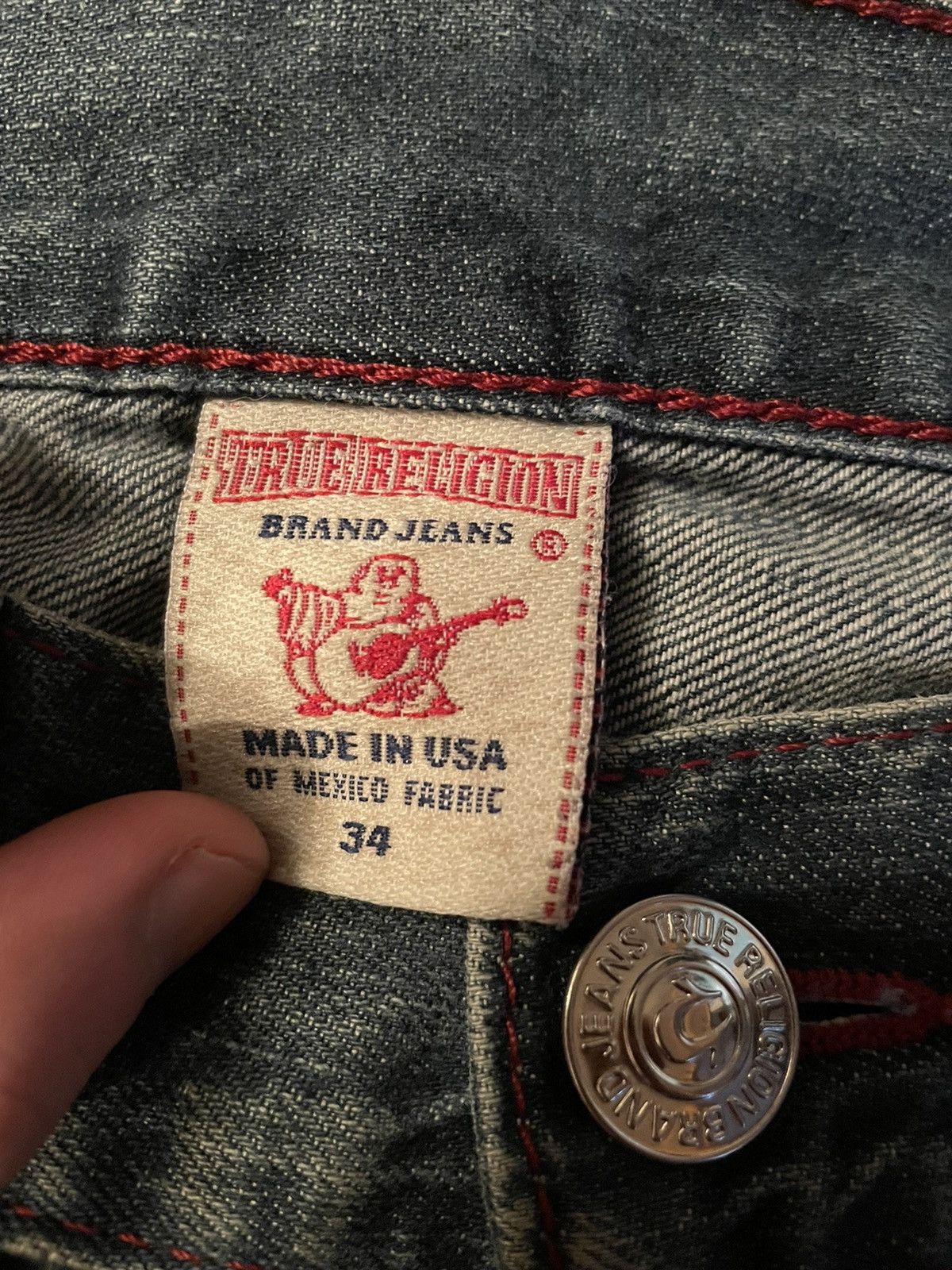 True Religion True Religion Ricky Jeans Size US 34 / EU 50 - 3 Thumbnail