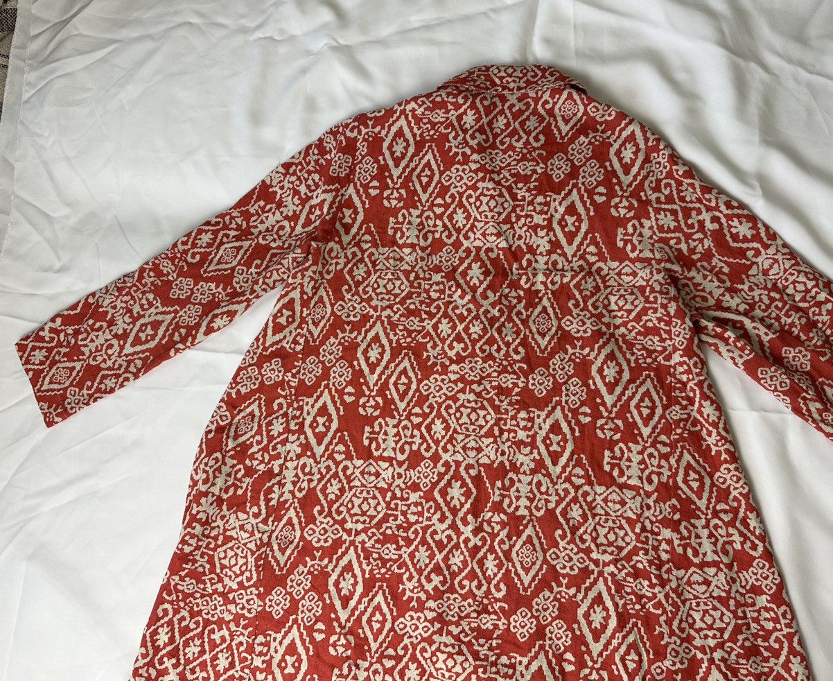 Sahara Club Vintage Sahara Linen Blouse Shirt Dress Size 1 Made In UK Size M / US 6-8 / IT 42-44 - 8 Thumbnail